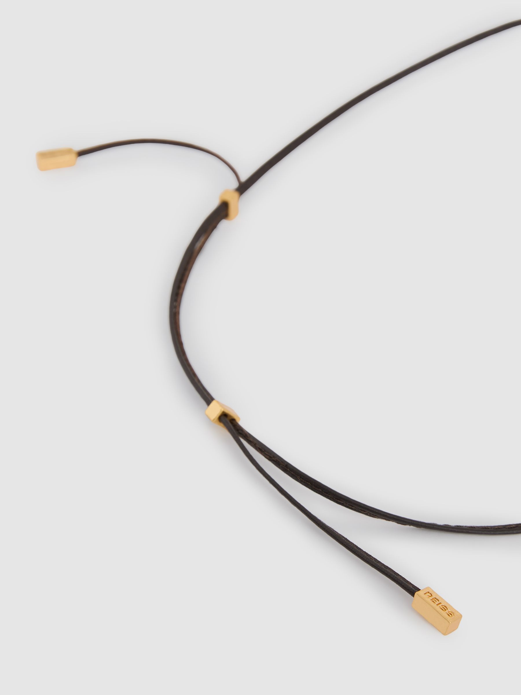Molten Link Pendant Necklace in Gold Tone - image 2