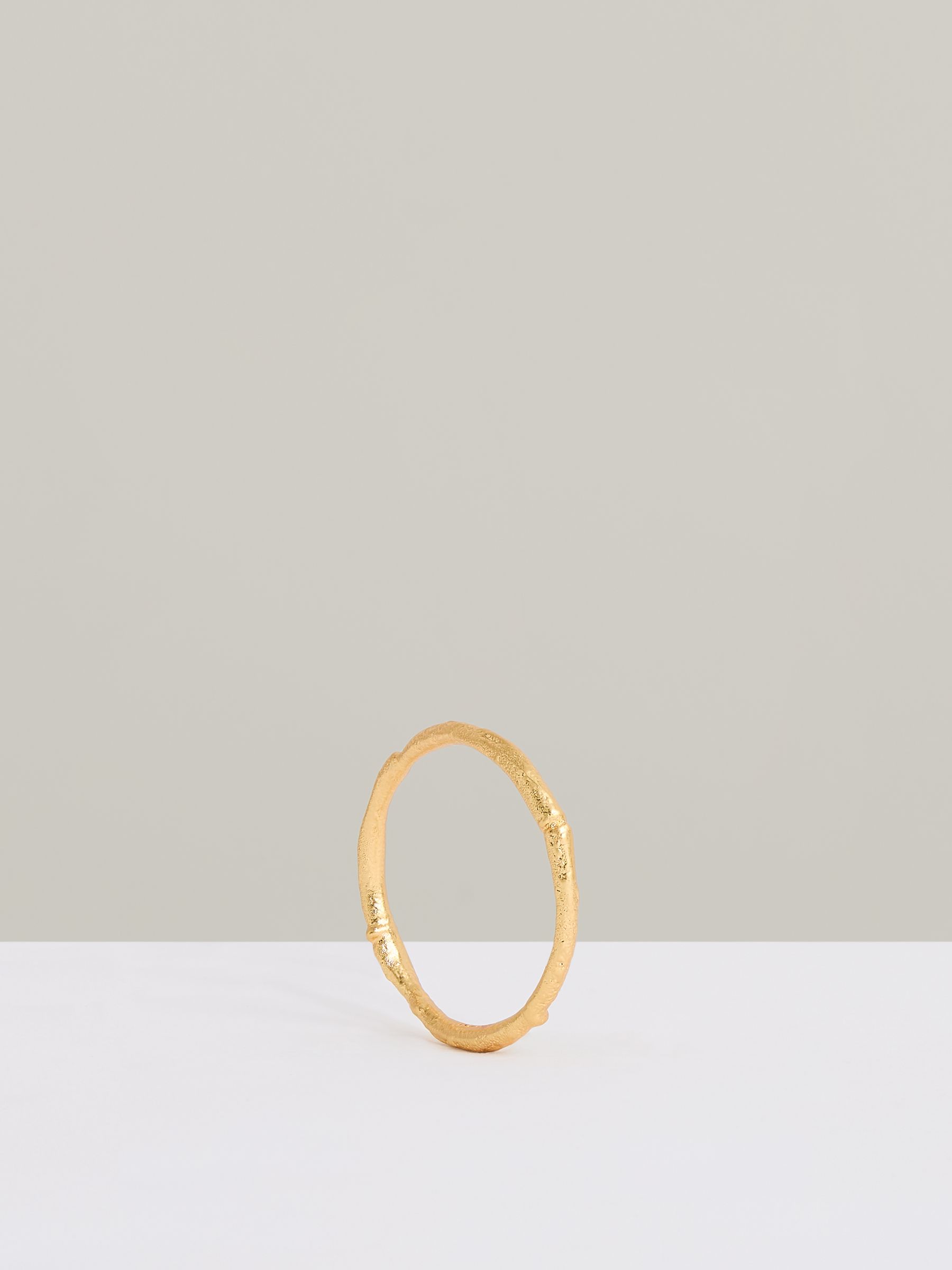 Molten Curve Bangle in Gold Tone - Image 1 of 3