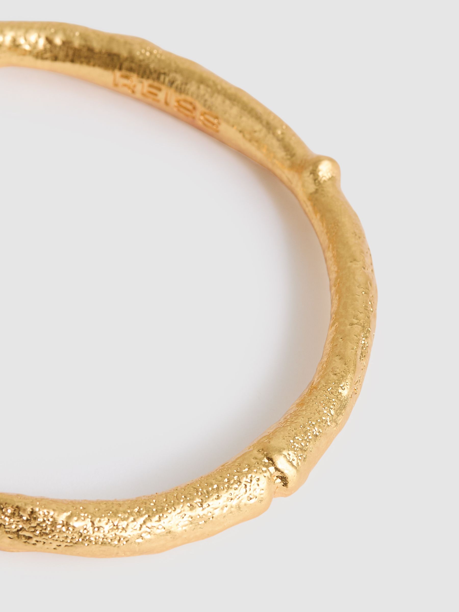 Molten Curve Bangle in Gold Tone - Image 3 of 3