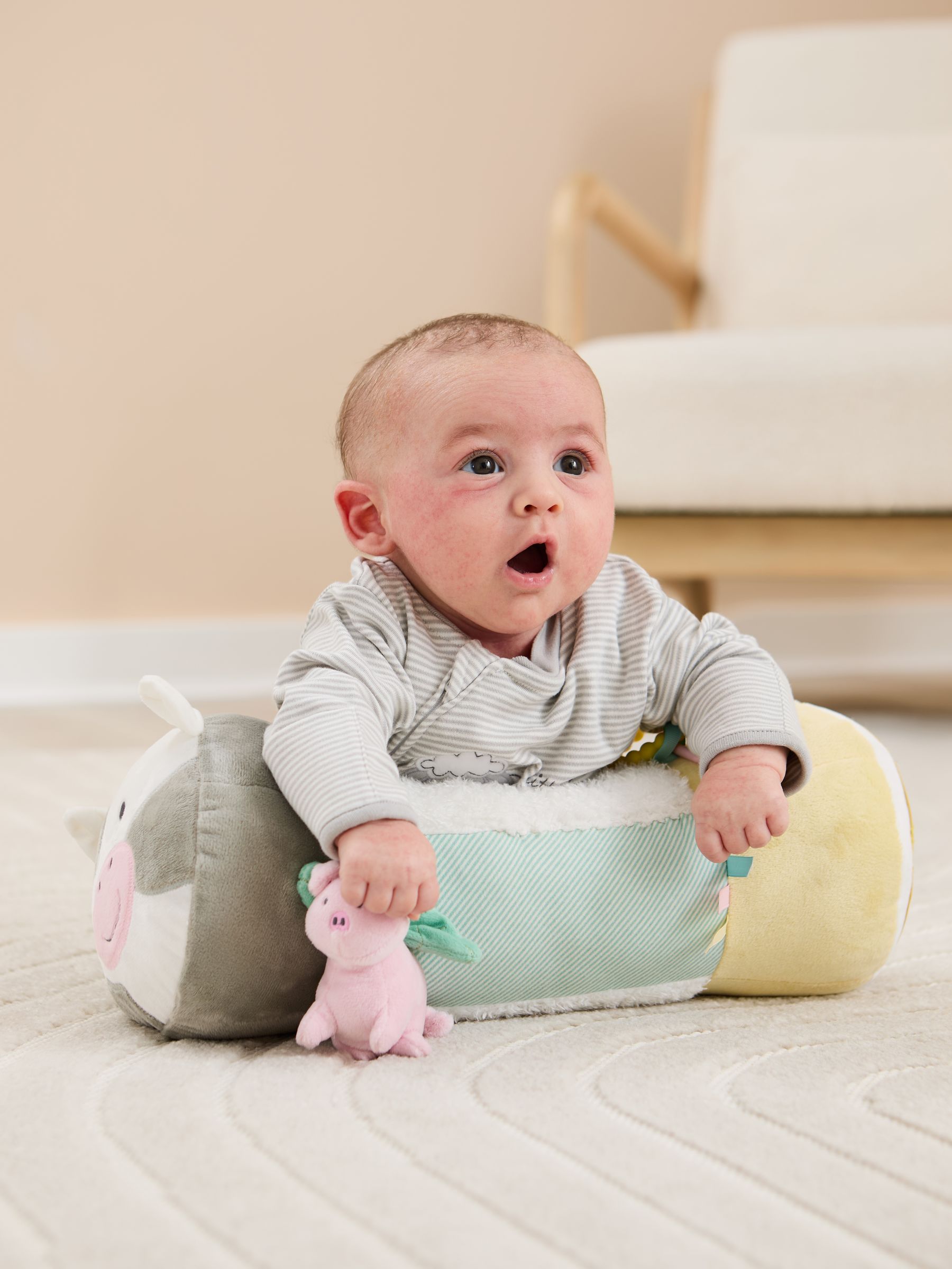 Farm Tummy Time Roller - Image 1 of 7