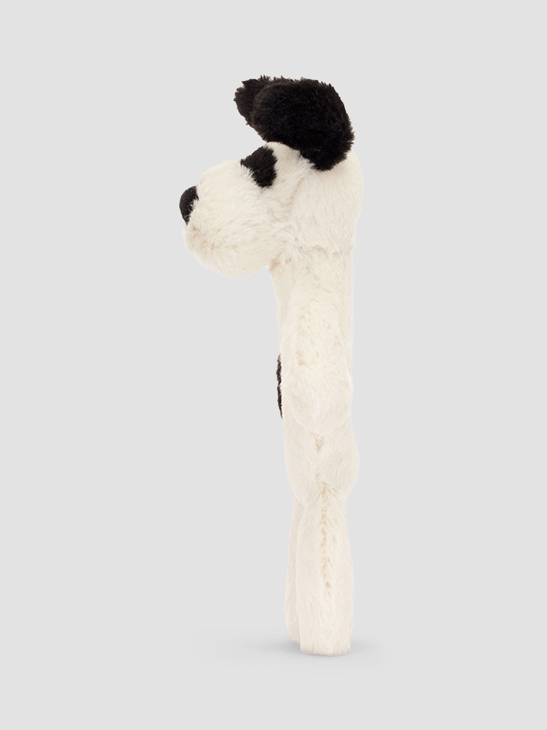 Bashful Black & Cream Puppy Ring Rattle - Image 3 of 4