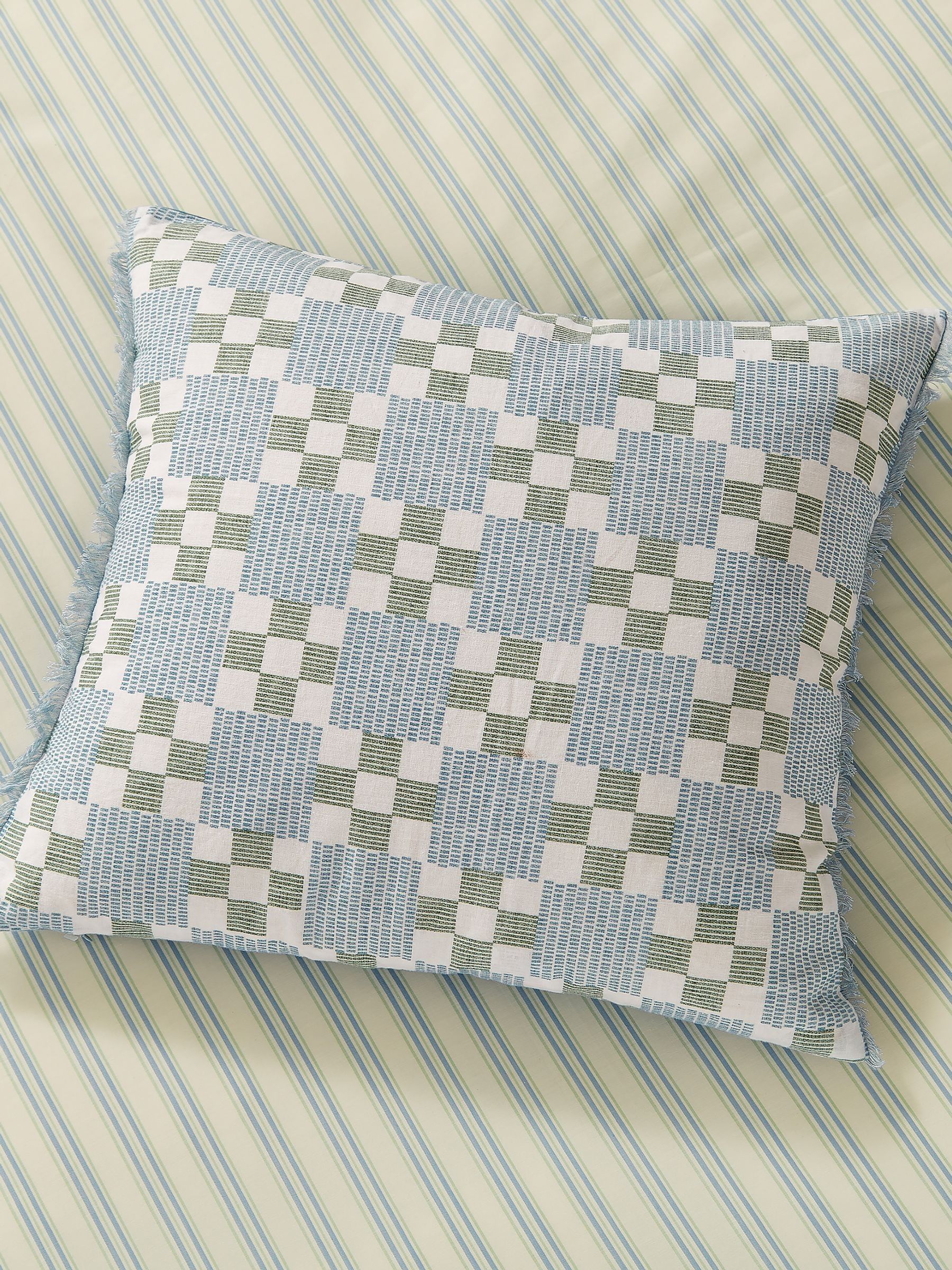 Blue Riviera Cushion - Image 1 of 5