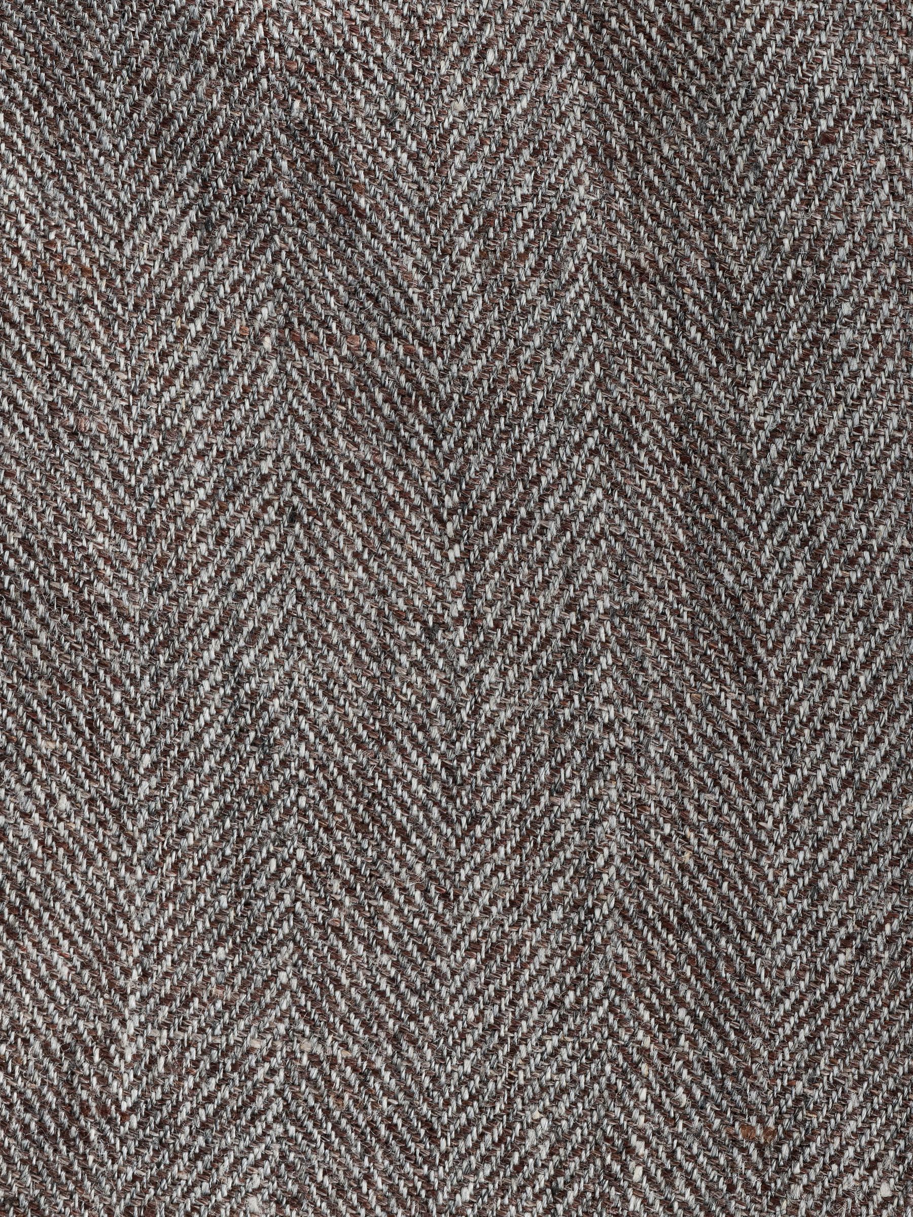 Banana Republic Grey Herringbone 100% Linen Suit Jacket - Image 3 of 6