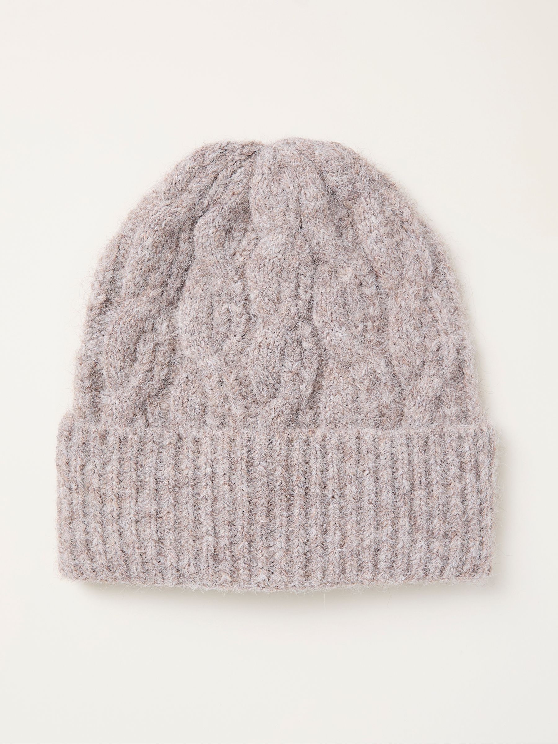 Oatmeal Cable Beanie - Image 1 of 2 Oatmeal Cable Beanie - Image 1 of 2