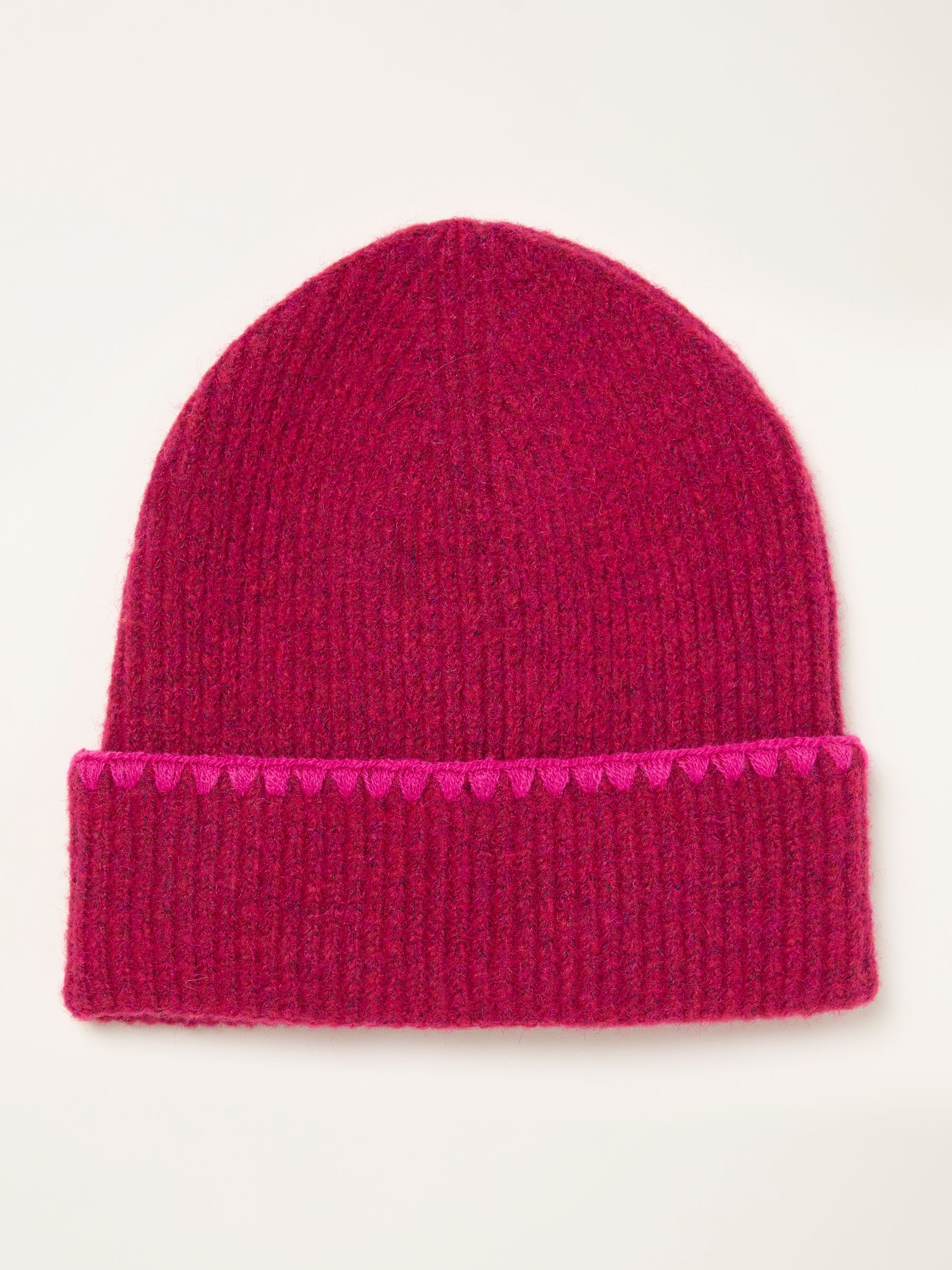 Pink Whipstitch Beanie - Image 1 of 2