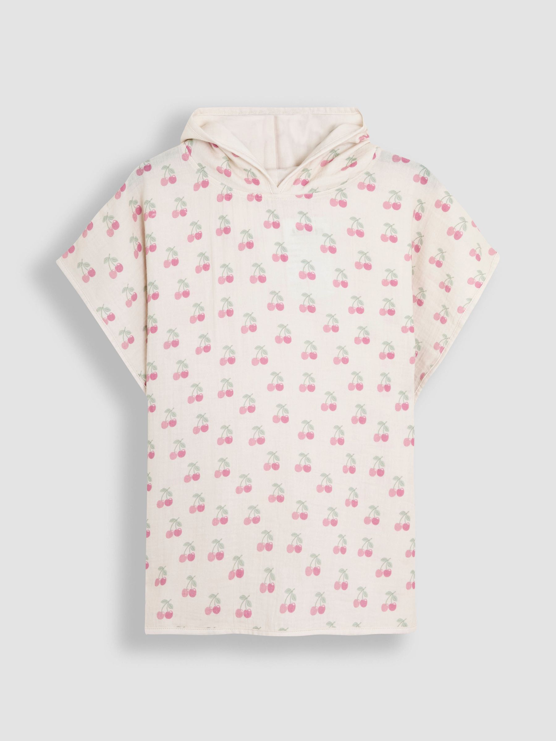 Cream Muslin Poncho - Image 1 of 3