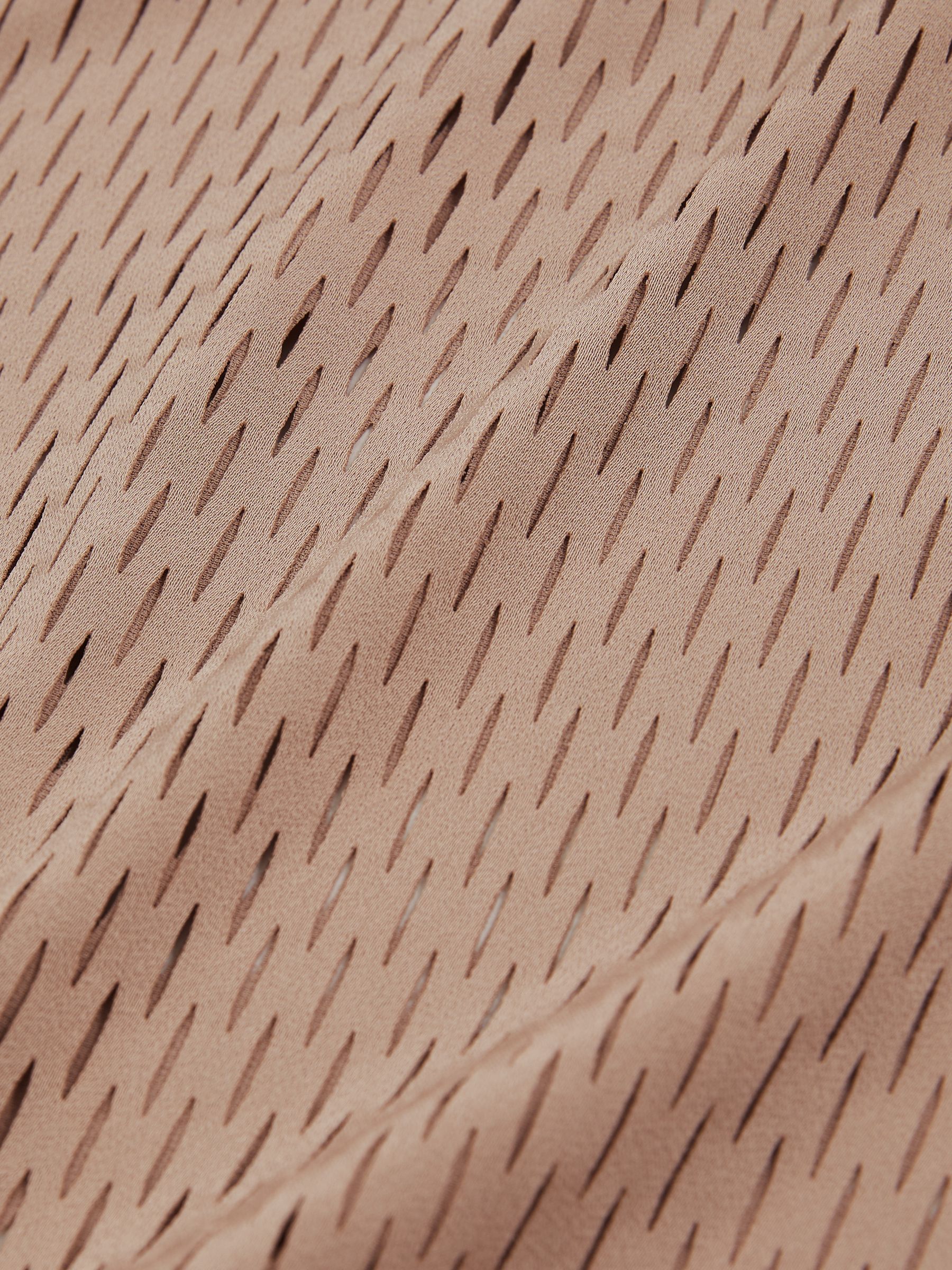 Atelier Laser Cut Vest Top in Taupe - Image 6 of 6