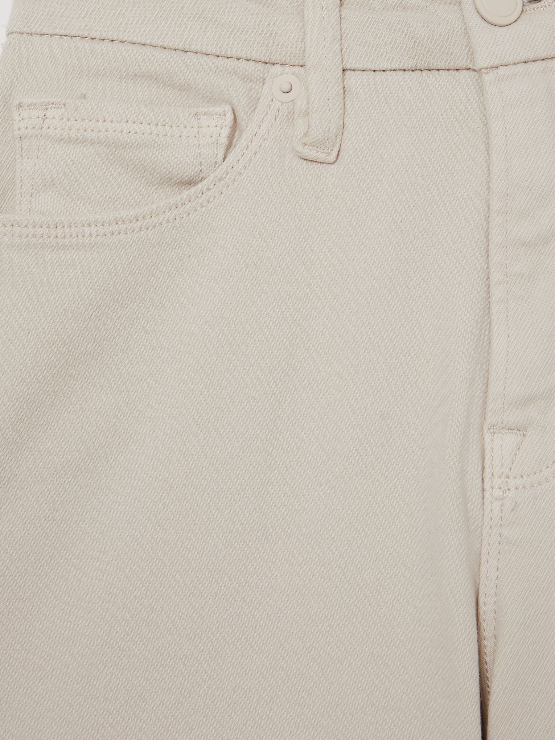 Cropped Palazzo Jeans in Cream - Image 6 of 6