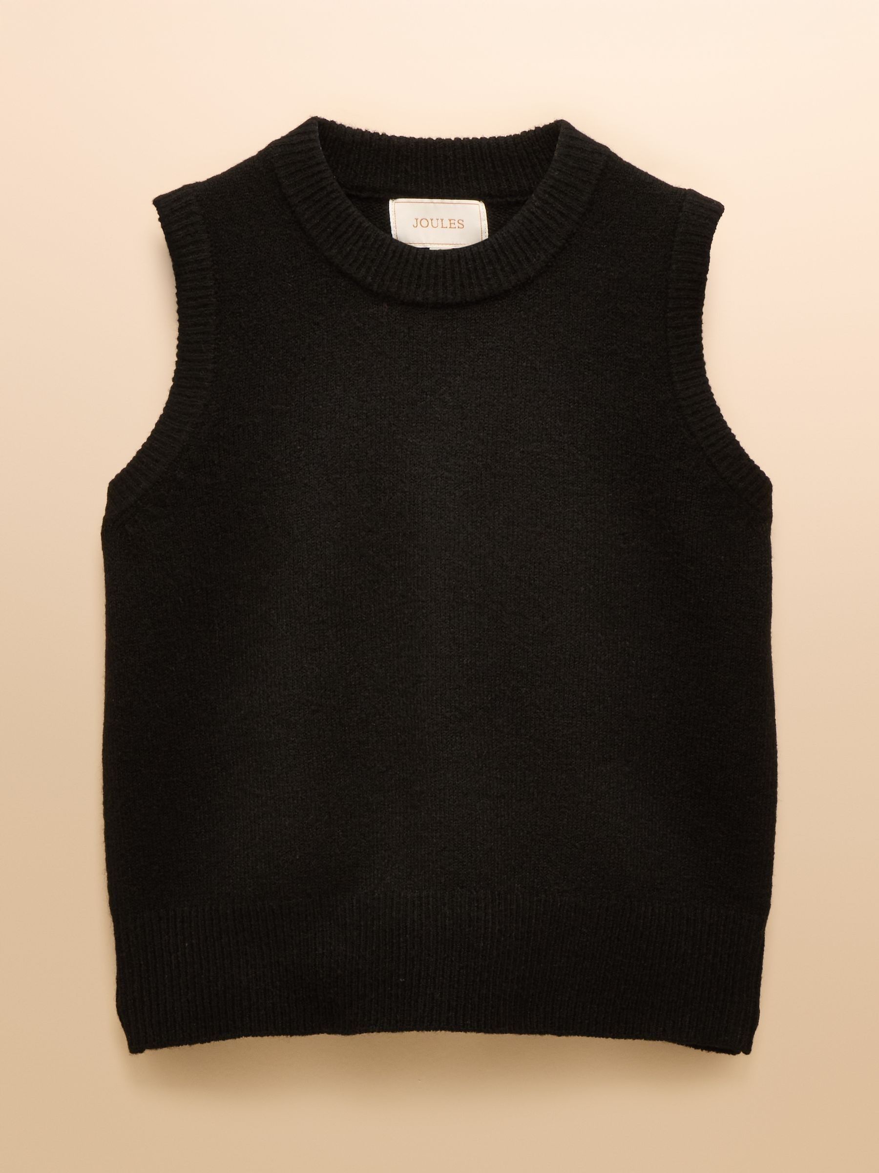 Holly Black Knitted Crew Neck Vest - Image 8 of 8