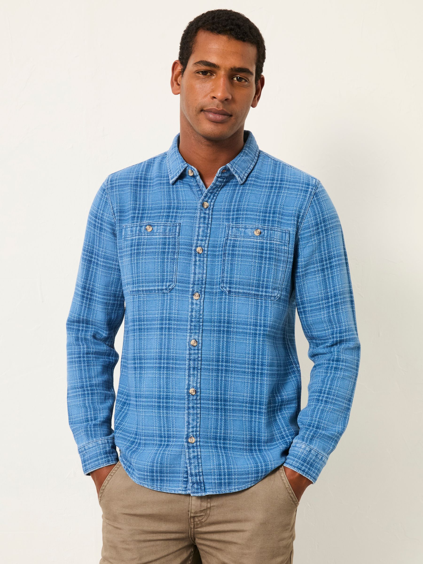 Watton Blue Long Sleeve Check Shirt | FatFace USA