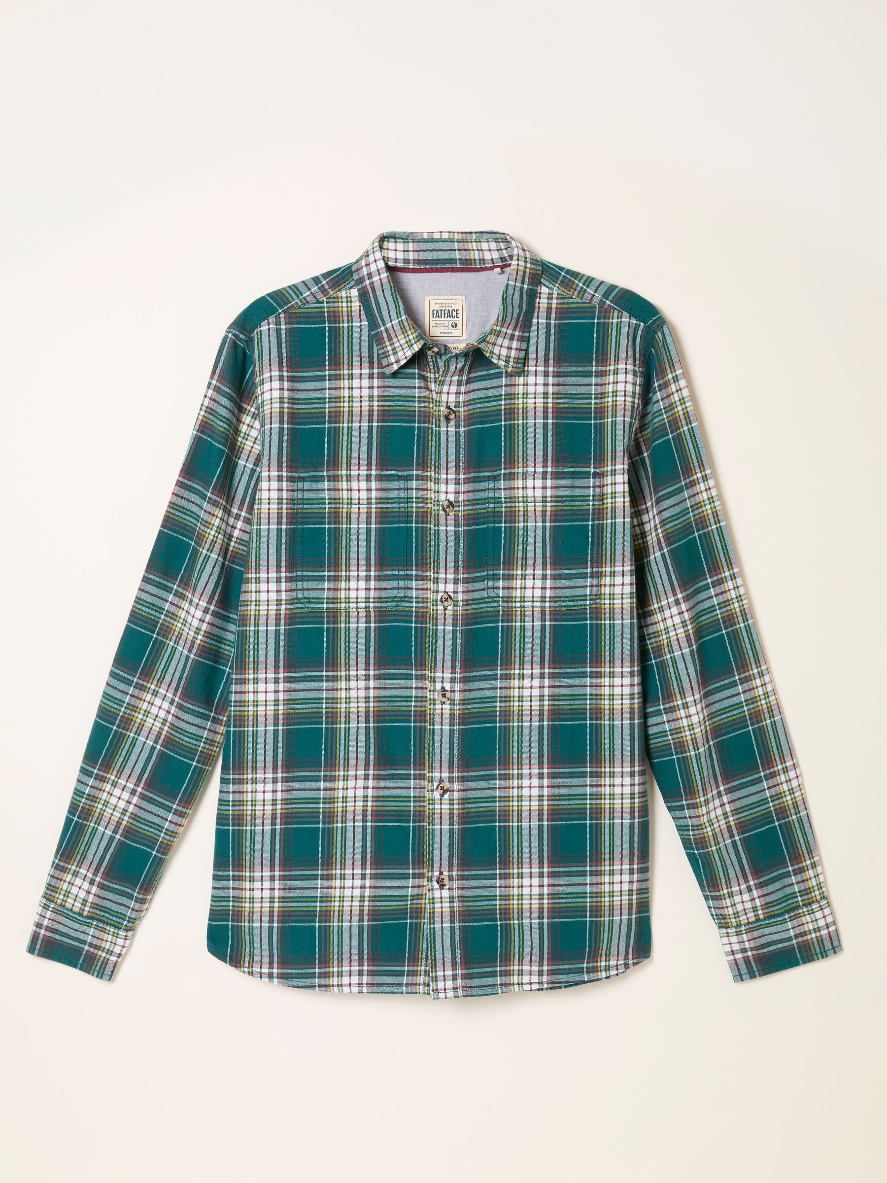 Harlow Emerald Green Long Sleeve Check Shirt - Image 6 of 6