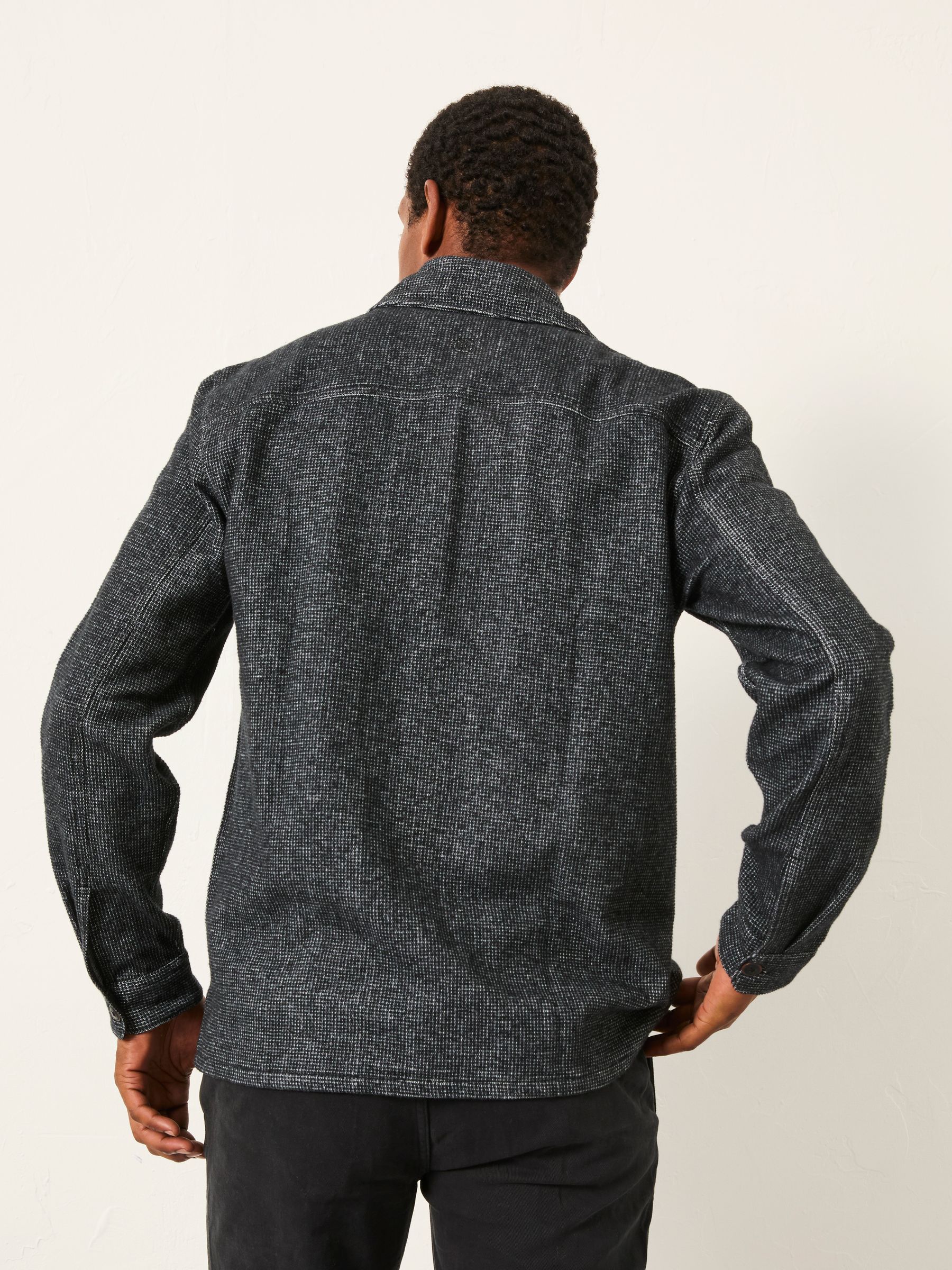 Blythe Dark Grey Long Sleeve Shirt - Image 2 of 6 Blythe Dark Grey Long Sleeve Shirt - Image 2 of 6