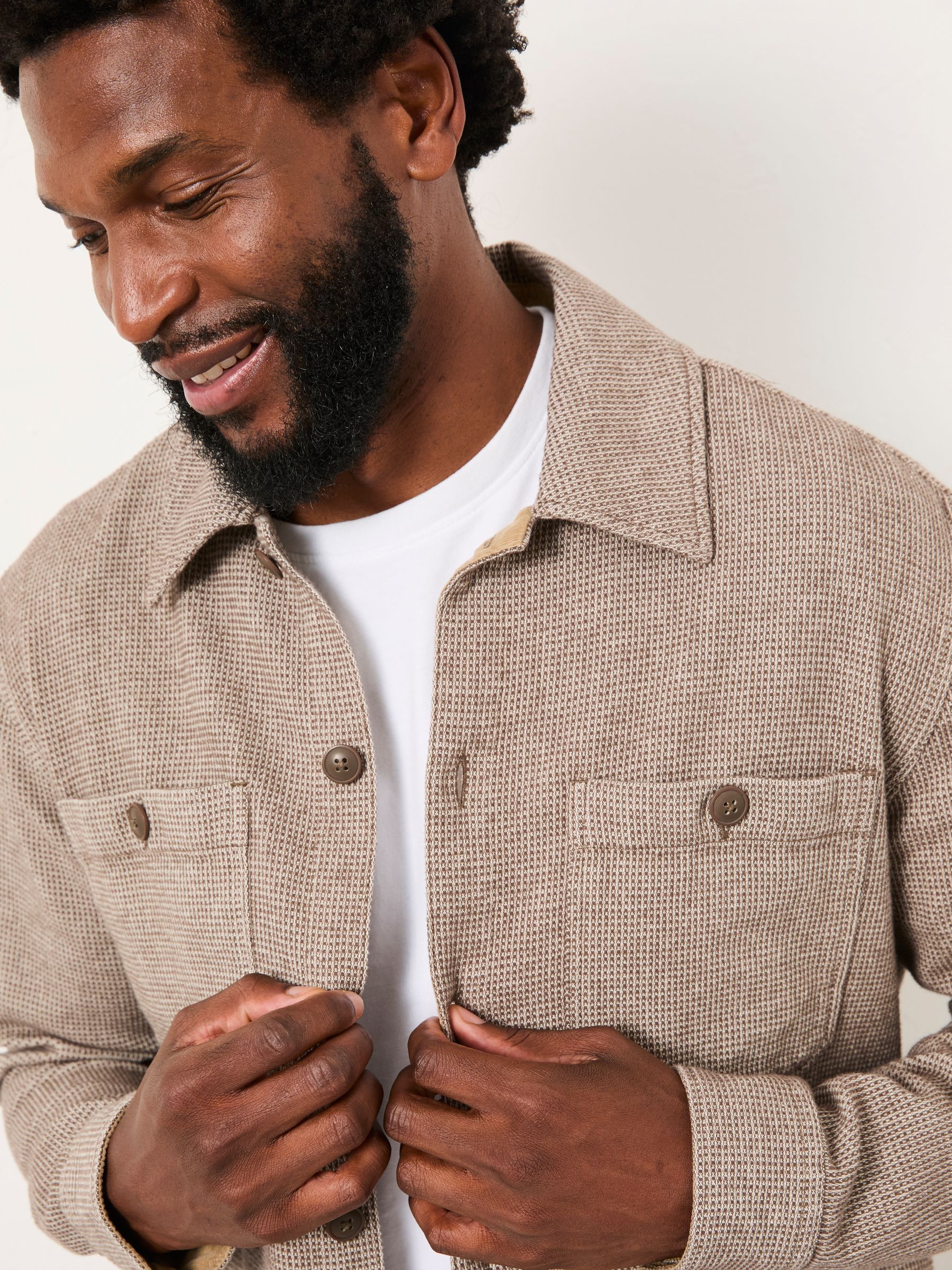 Blythe Dark Natural Long Sleeve Shirt - Image 3 of 5