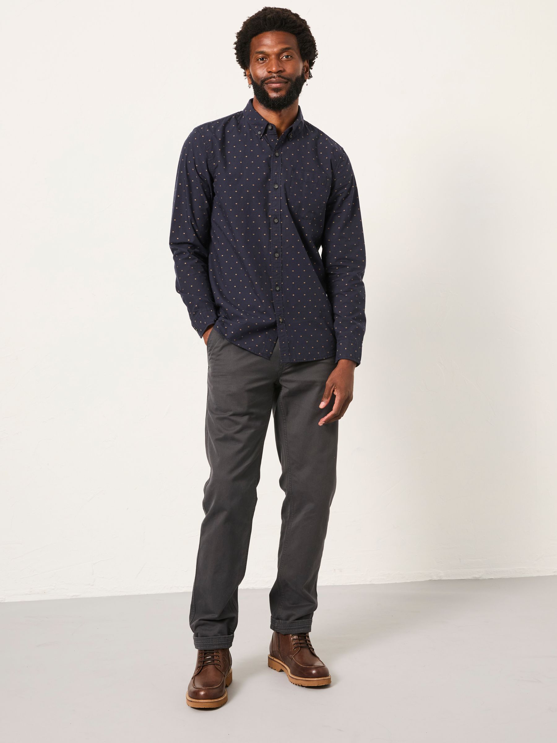 Long Sleeve Dobby Shirt
