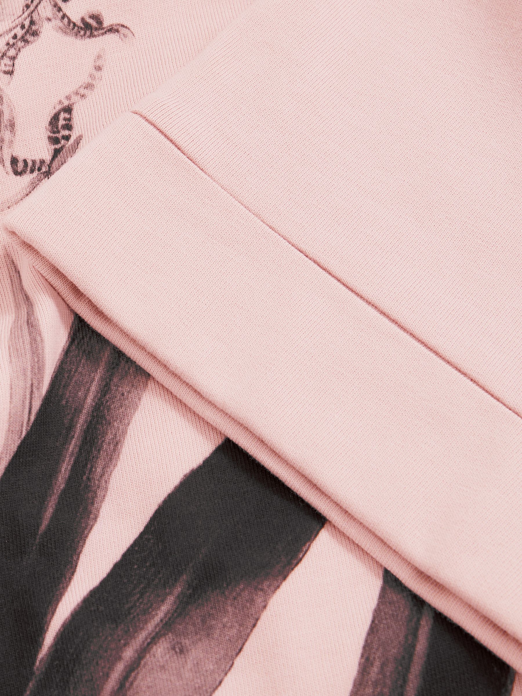 Reiss | NYBG Floral Oversize T-Shirt in Pink - Image 5 of 5