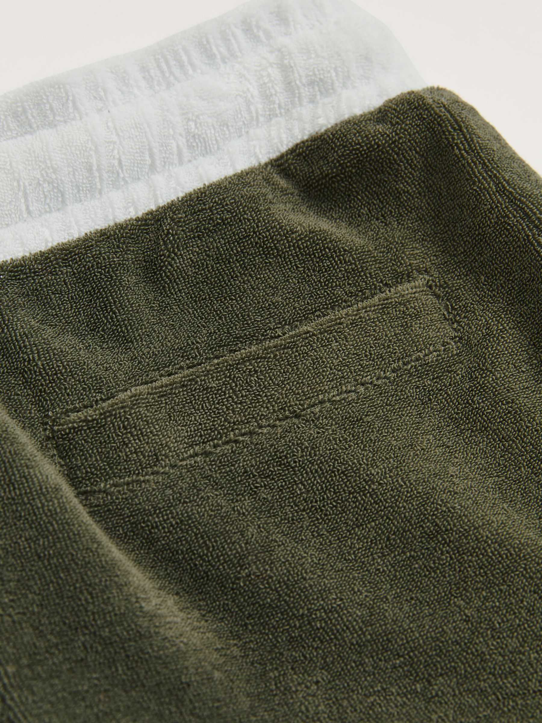 3-9 yrs Velour Colour-Block Shorts in Green Multi - Image 5 of 5