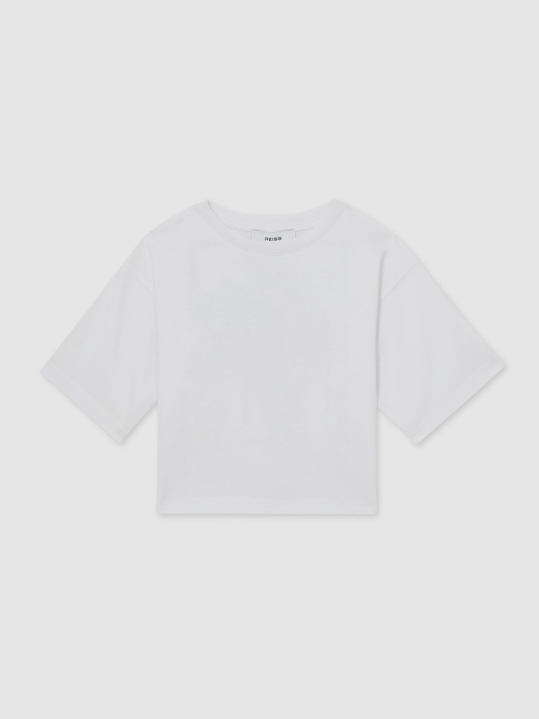4-9 yrs Reiss | NYBG Floral Oversize T-Shirt in Khaki - Image 2 of 6
