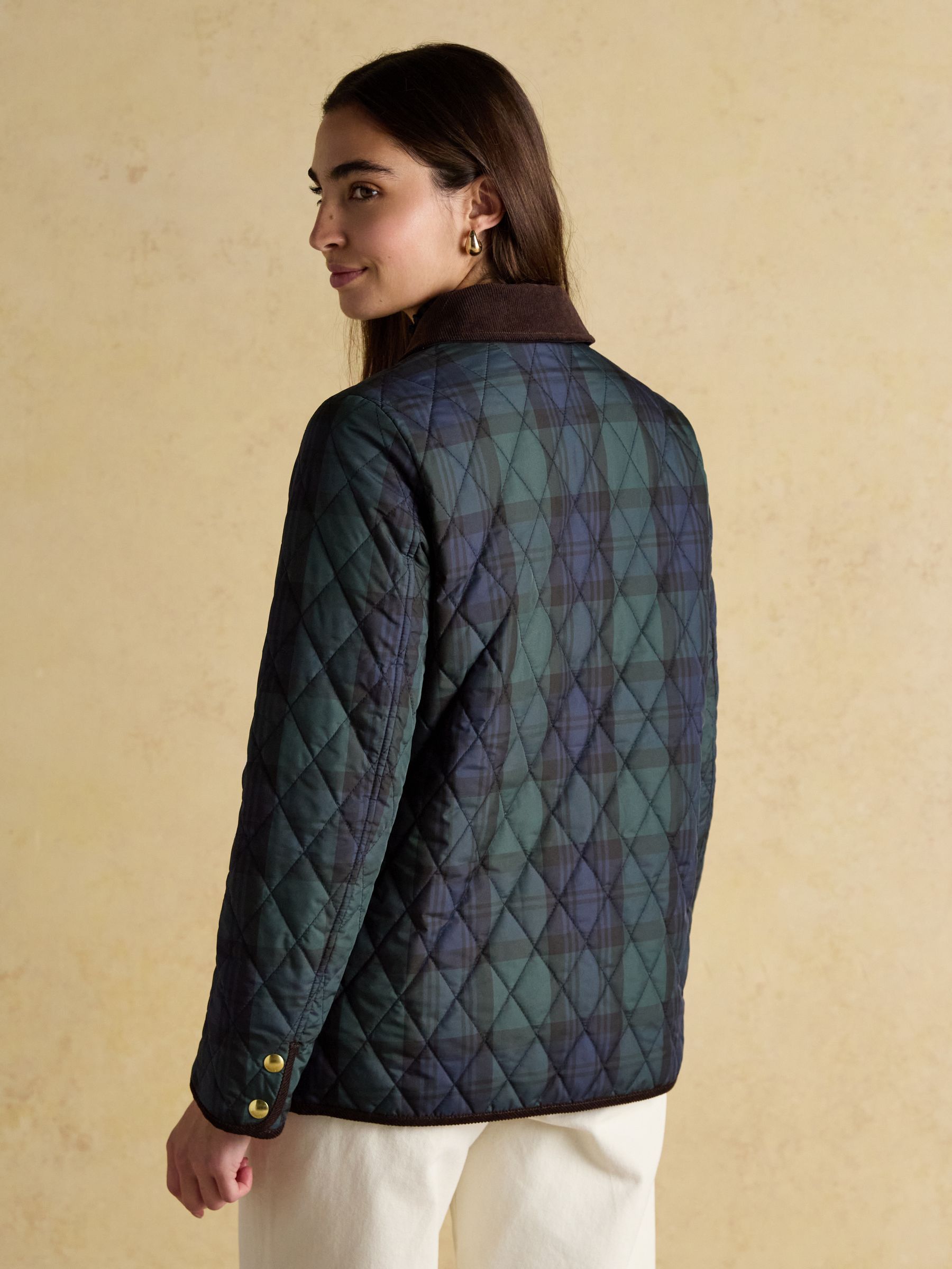 Quinn Blackwatch Showerproof Diamond Quilted Coat - Image 6 of 15