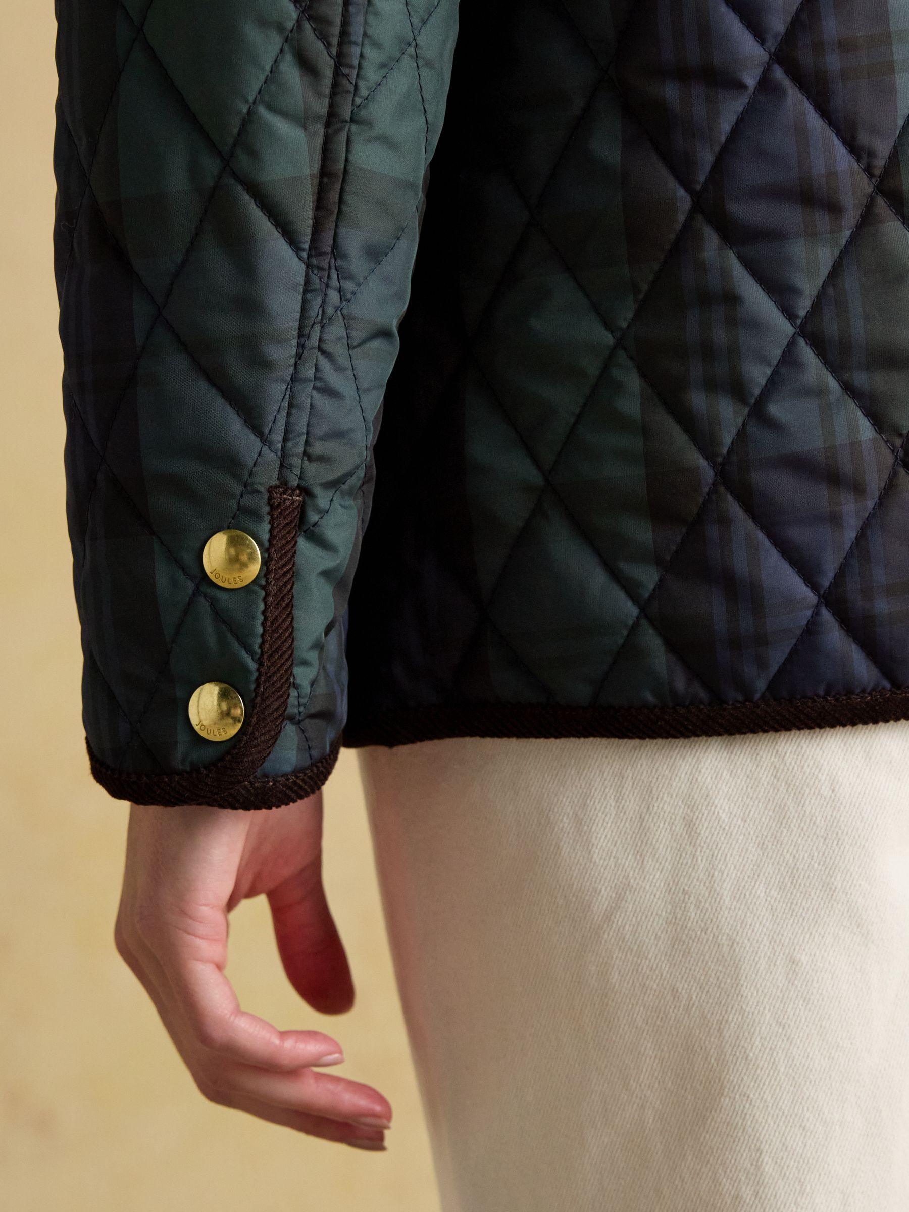 Quinn Blackwatch Showerproof Diamond Quilted Coat - Image 8 of 15