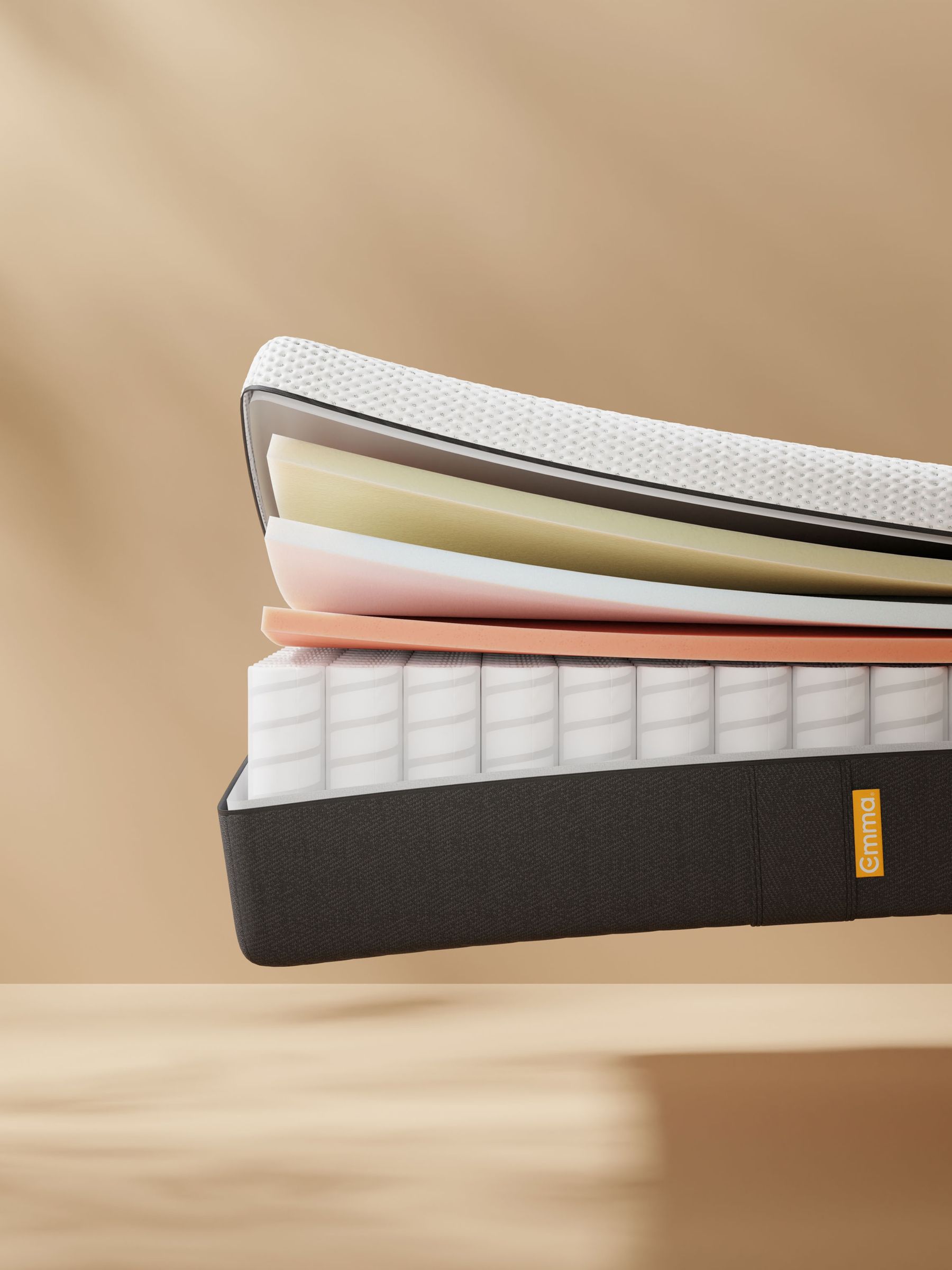 Emma Grey Hybrid Premium Mattress - Image 2 of 5