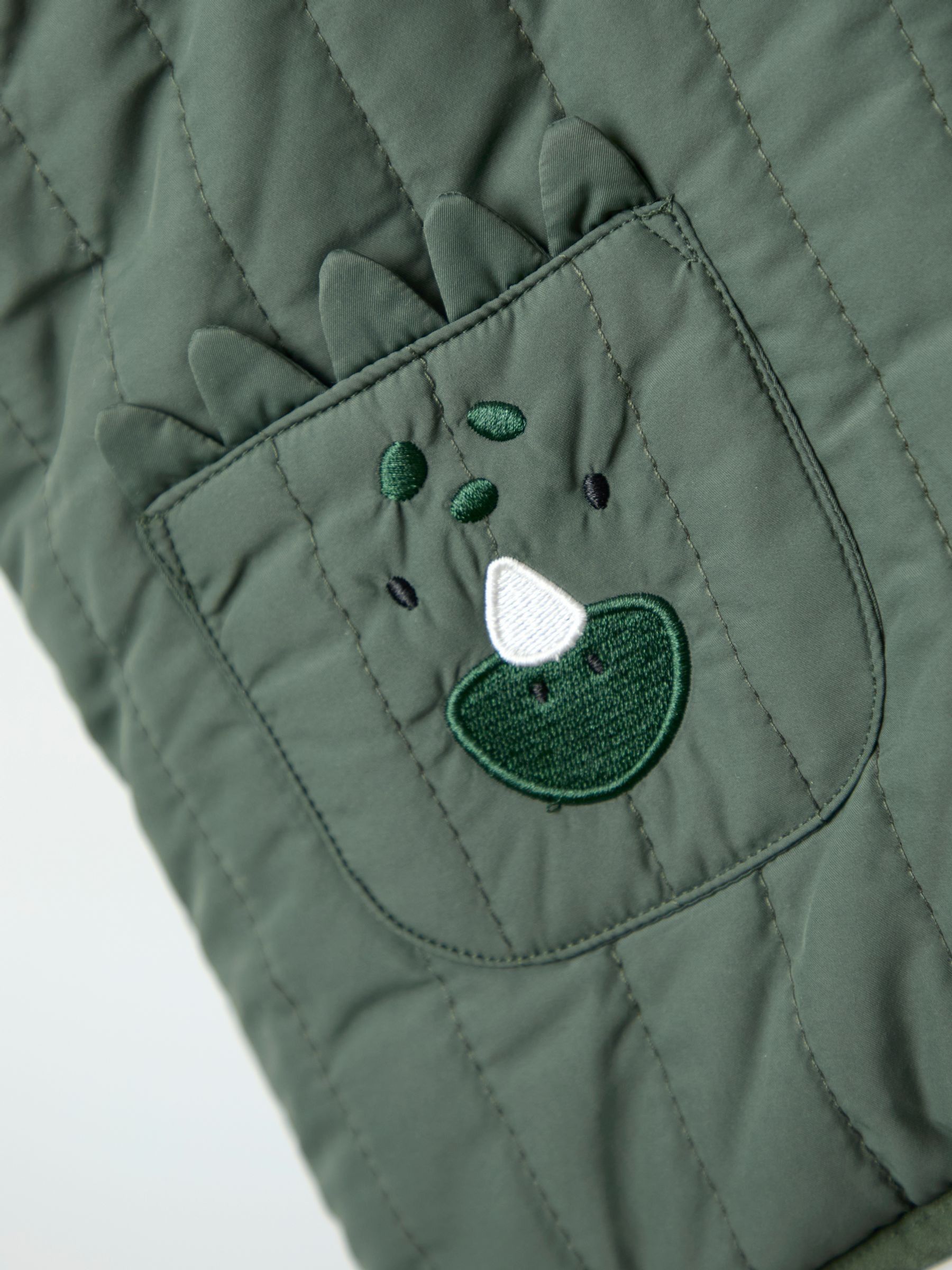 Green Dino Borg Lined Gilet - Image 10 of 10