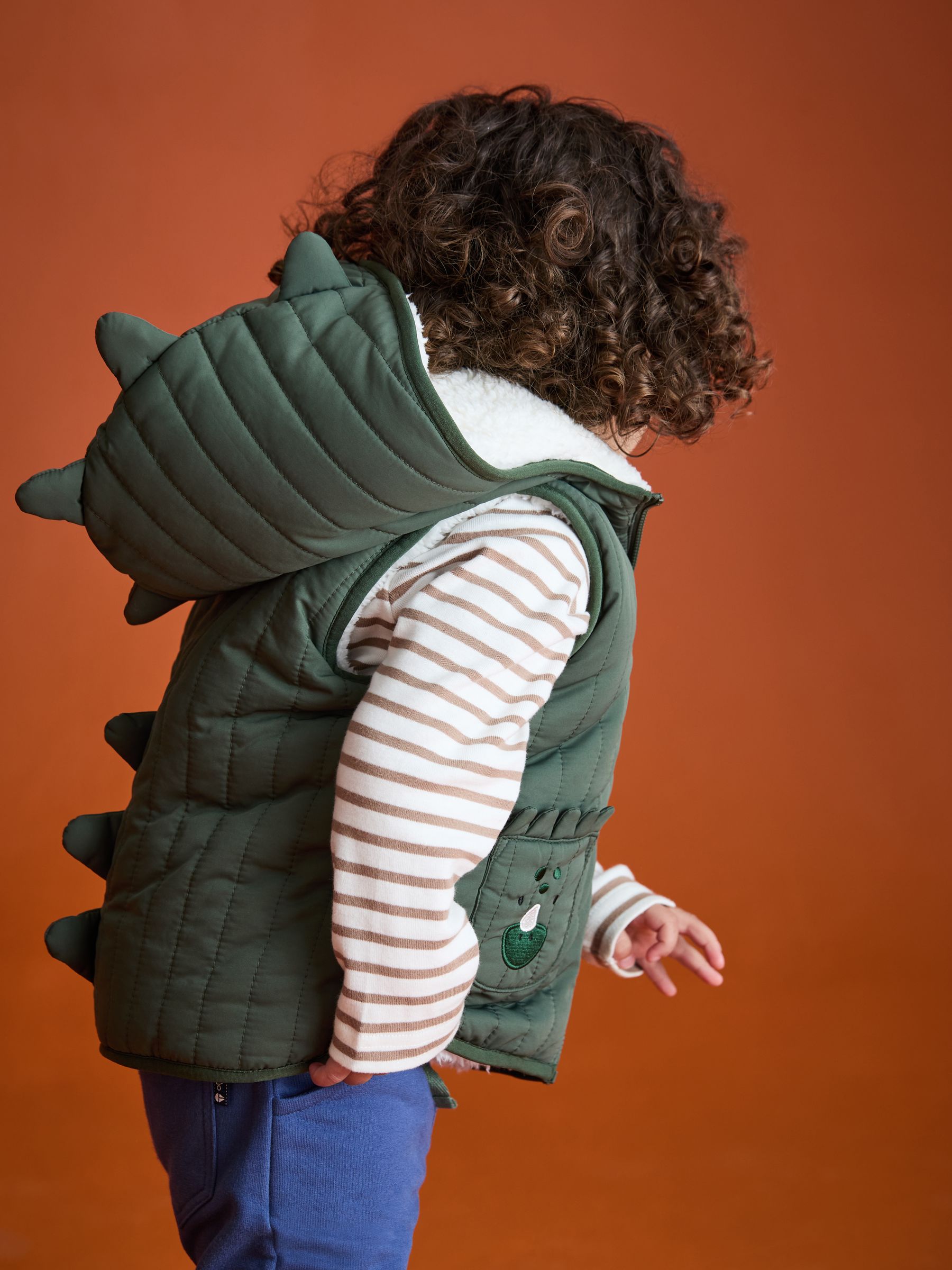 Green Borg Lined Gilet - Image 2 of 3