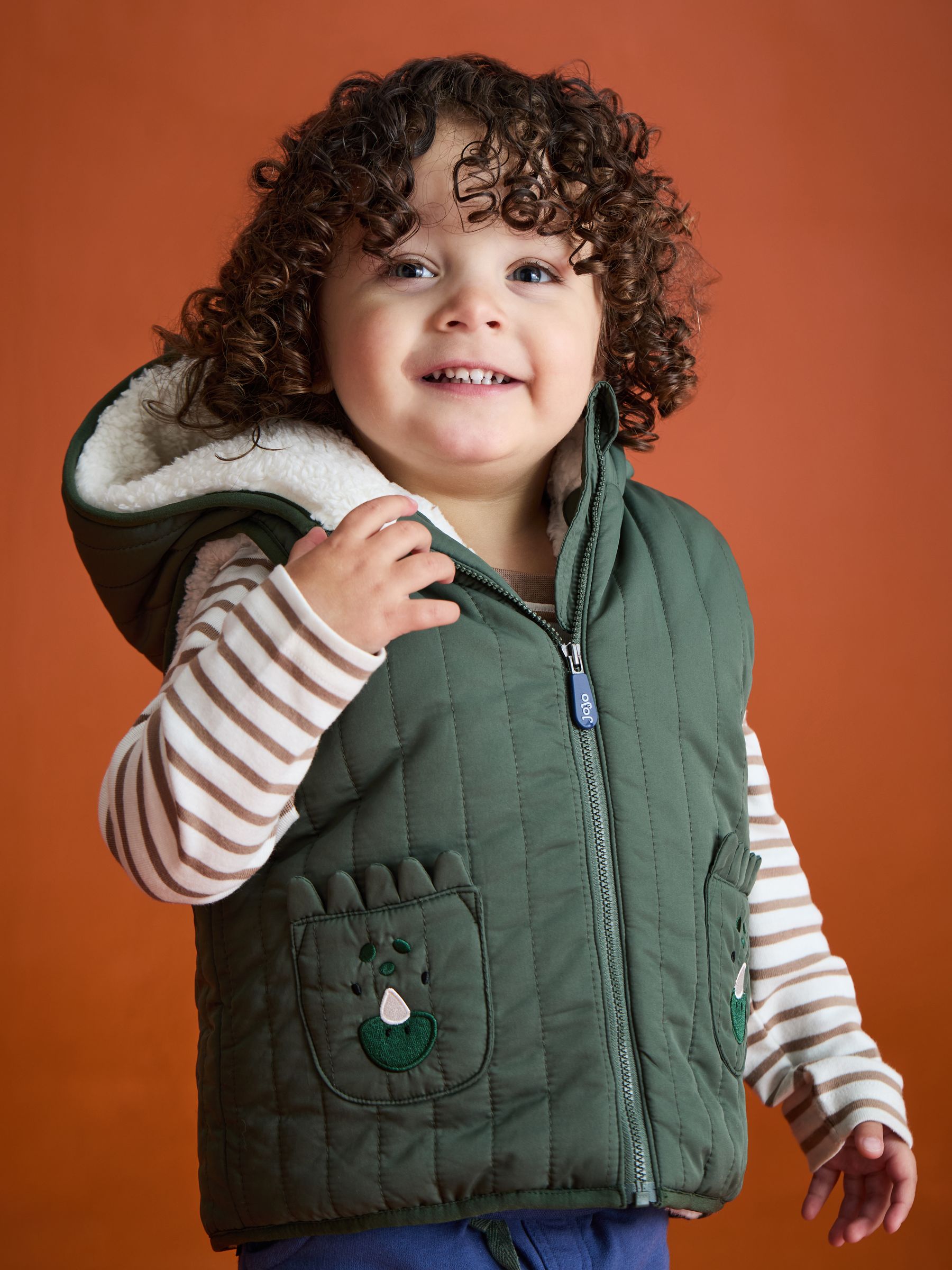 Green Borg Lined Gilet - Image 3 of 3