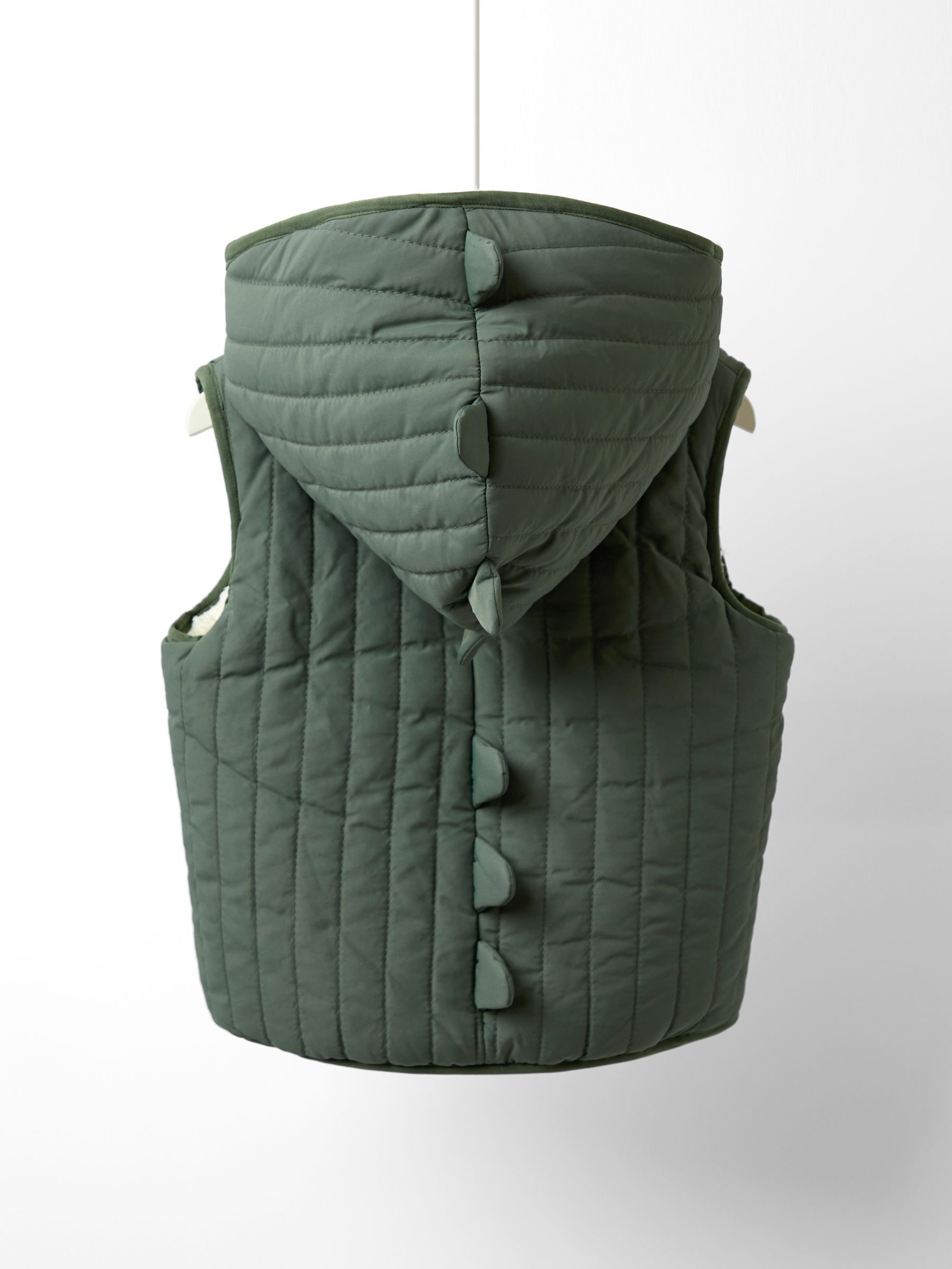 Green Dino Borg Lined Gilet - Image 7 of 10