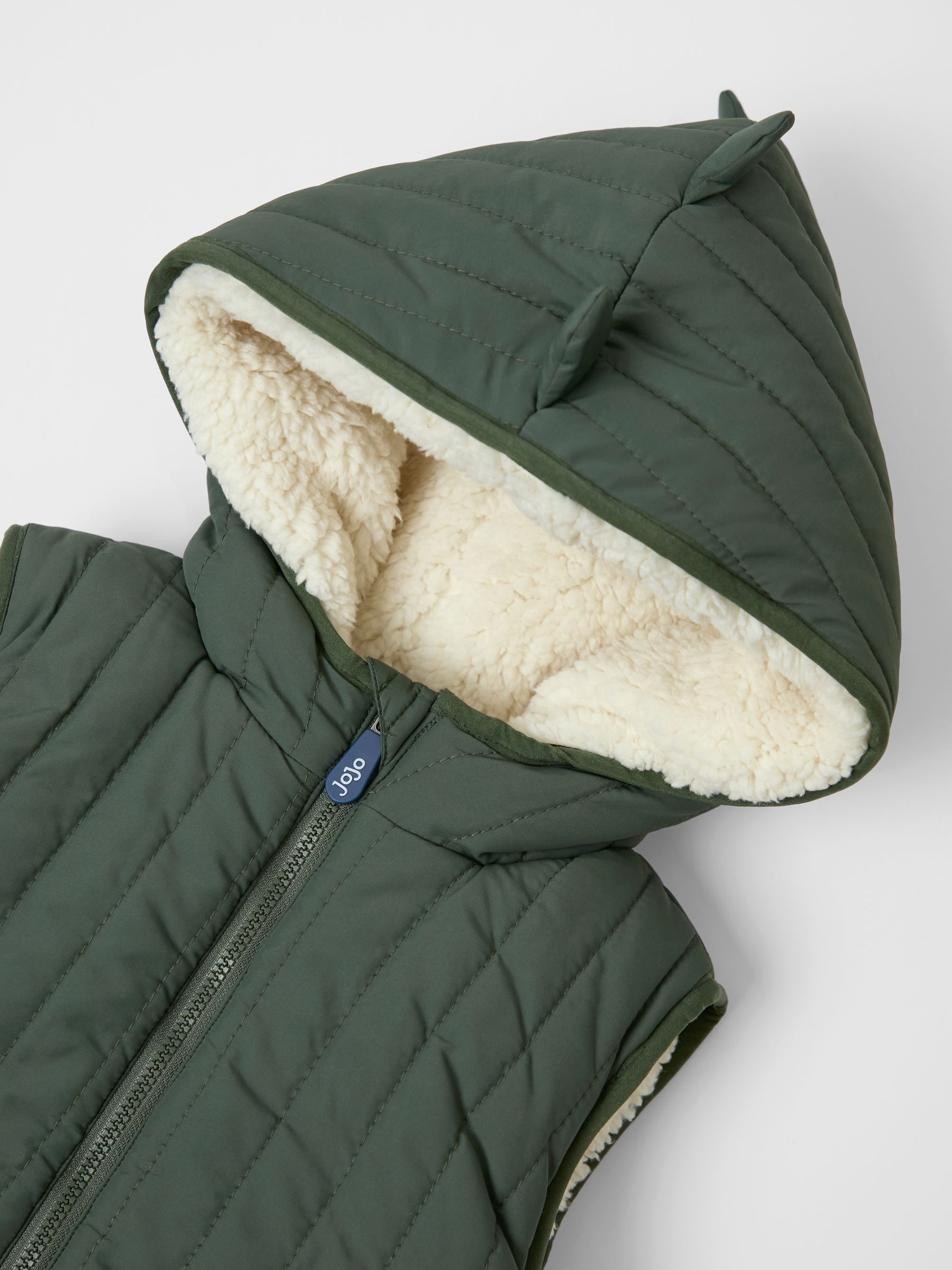 Green Dino Borg Lined Gilet - Image 8 of 10