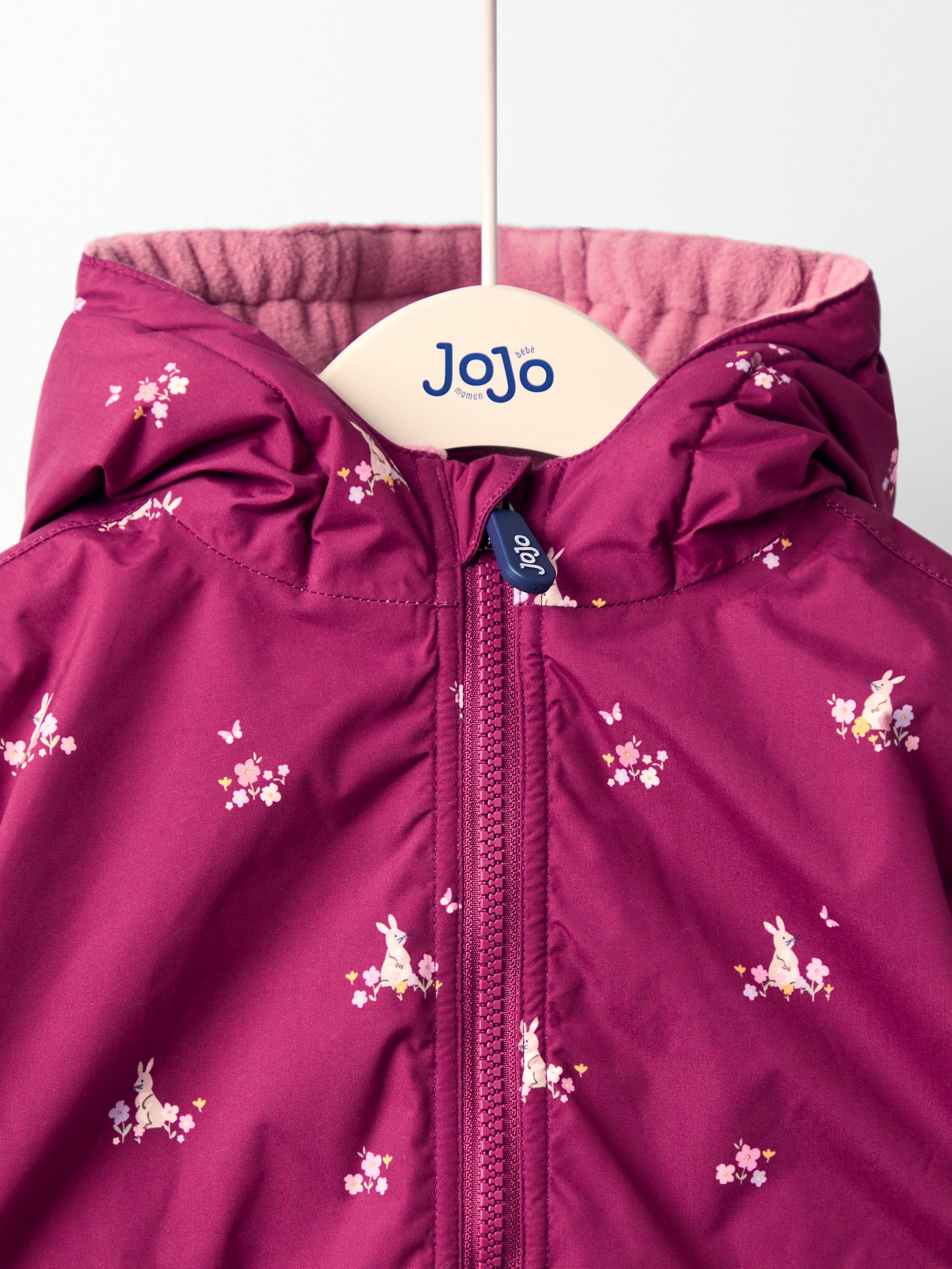 Pink Reversible Fleece Lined Jacket - Image 5 of 8