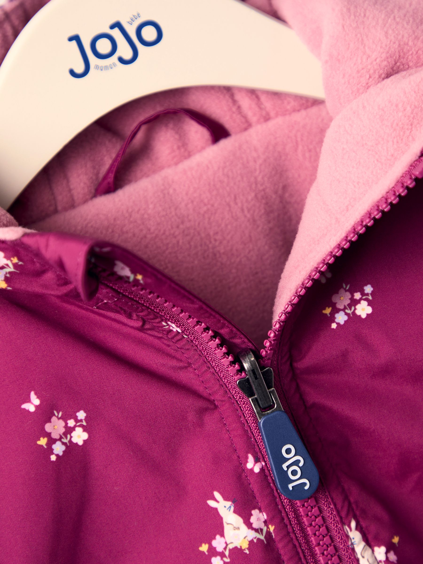 Pink Reversible Fleece Lined Jacket - Image 6 of 8