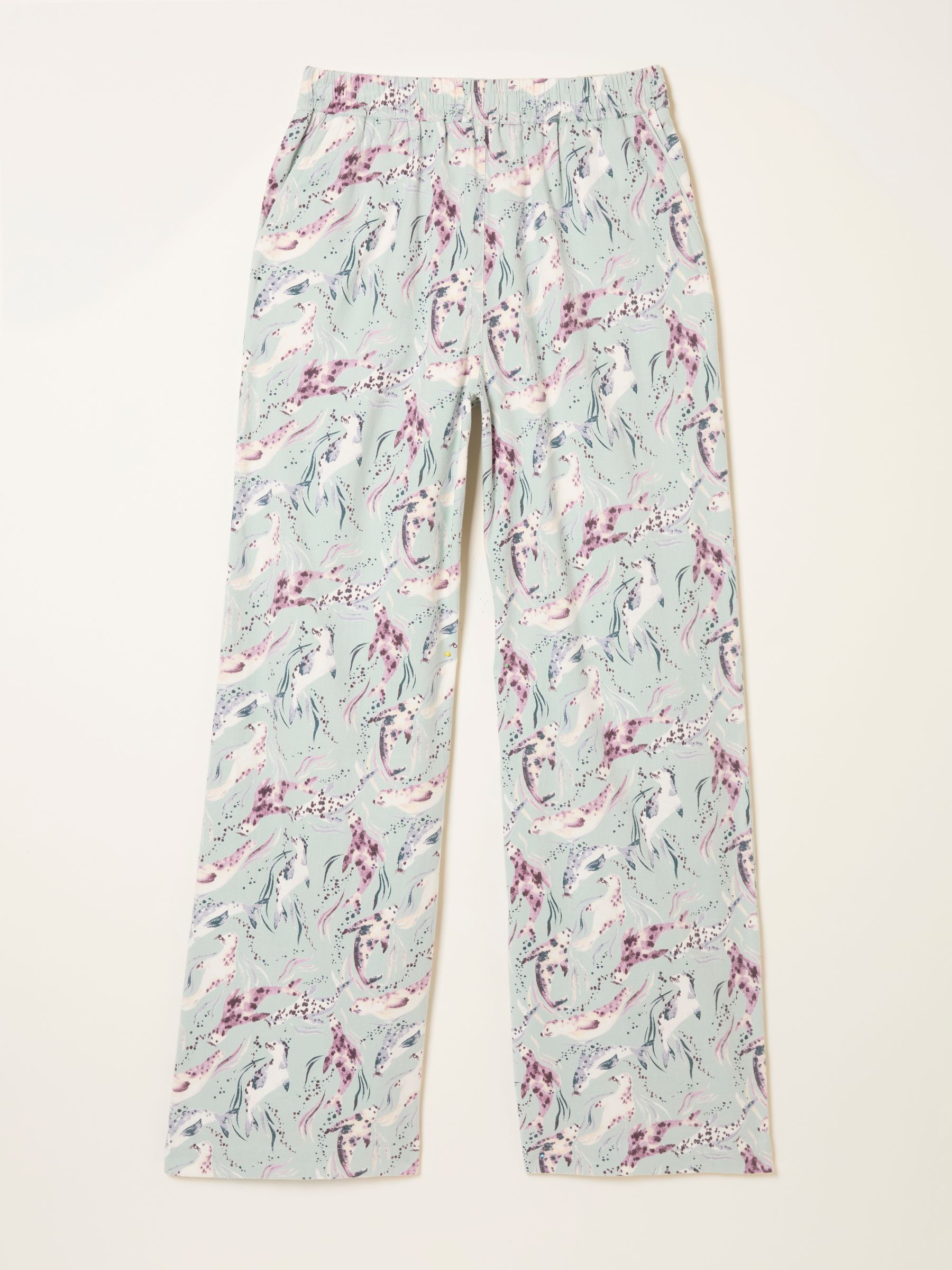 Lola Pale Blue Seal Pyjama Bottoms - Image 6 of 6 Lola Pale Blue Seal Pyjama Bottoms - Image 6 of 6