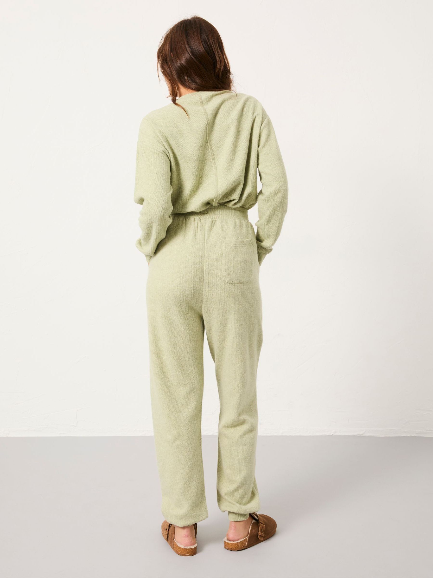Pistachio Green Cuffed Lounge Bottoms - Image 2 of 5 Pistachio Green Cuffed Lounge Bottoms - Image 2 of 5