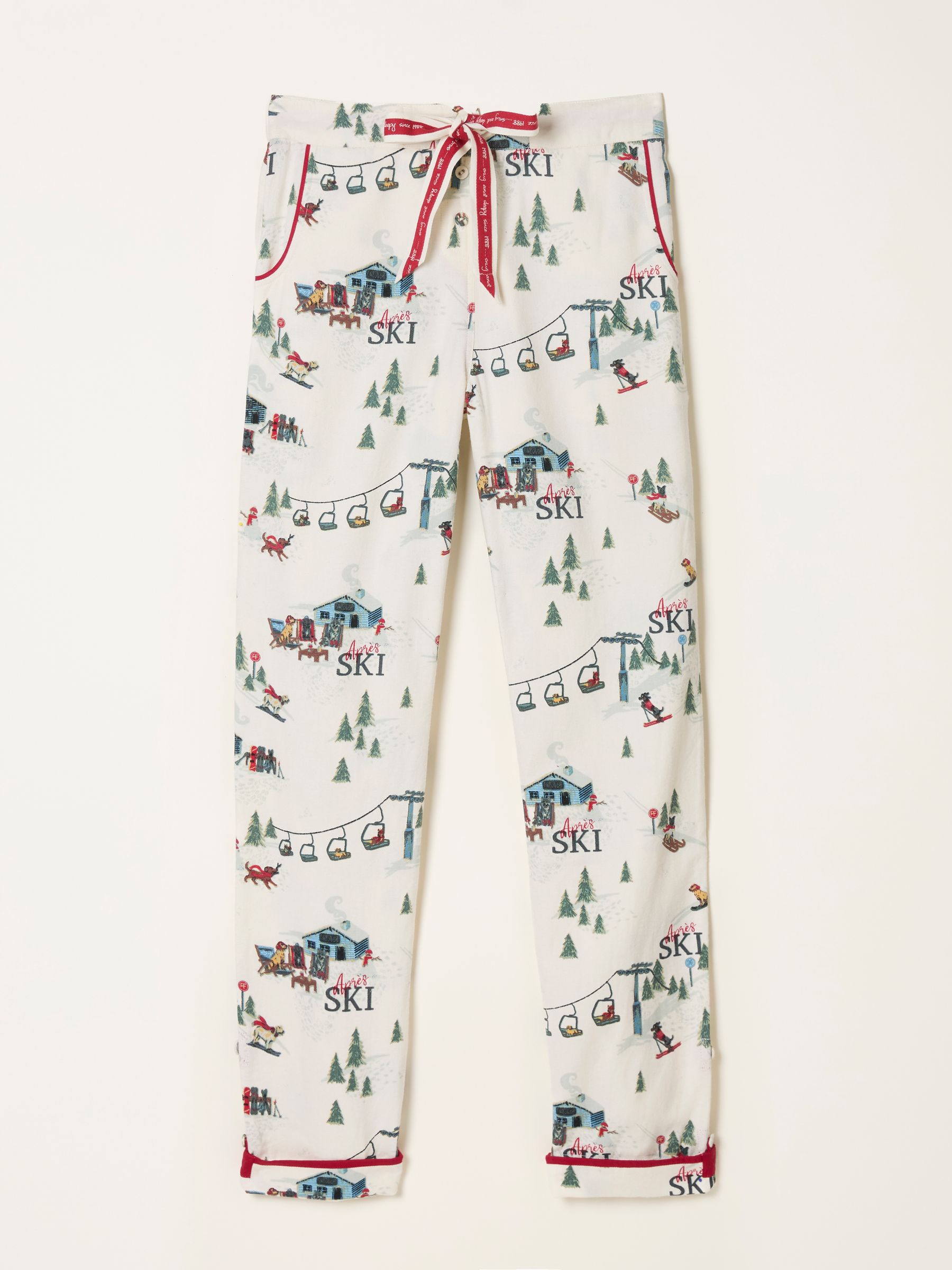 Eva Ivory Apres Ski Pyjama Bottoms - Image 5 of 5