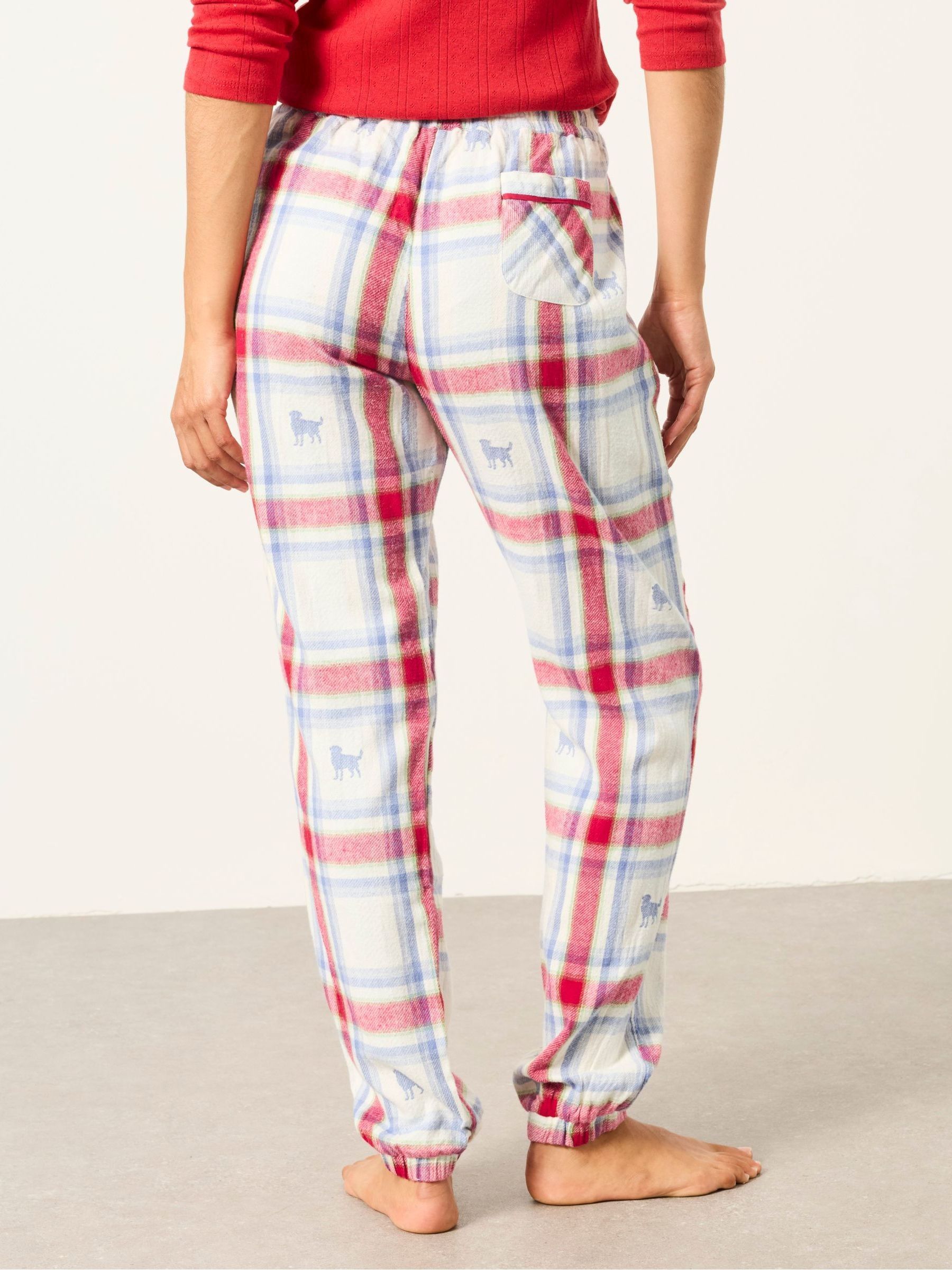 Cora Multi Dog Jacquard Pyjama Bottoms - Image 2 of 6
