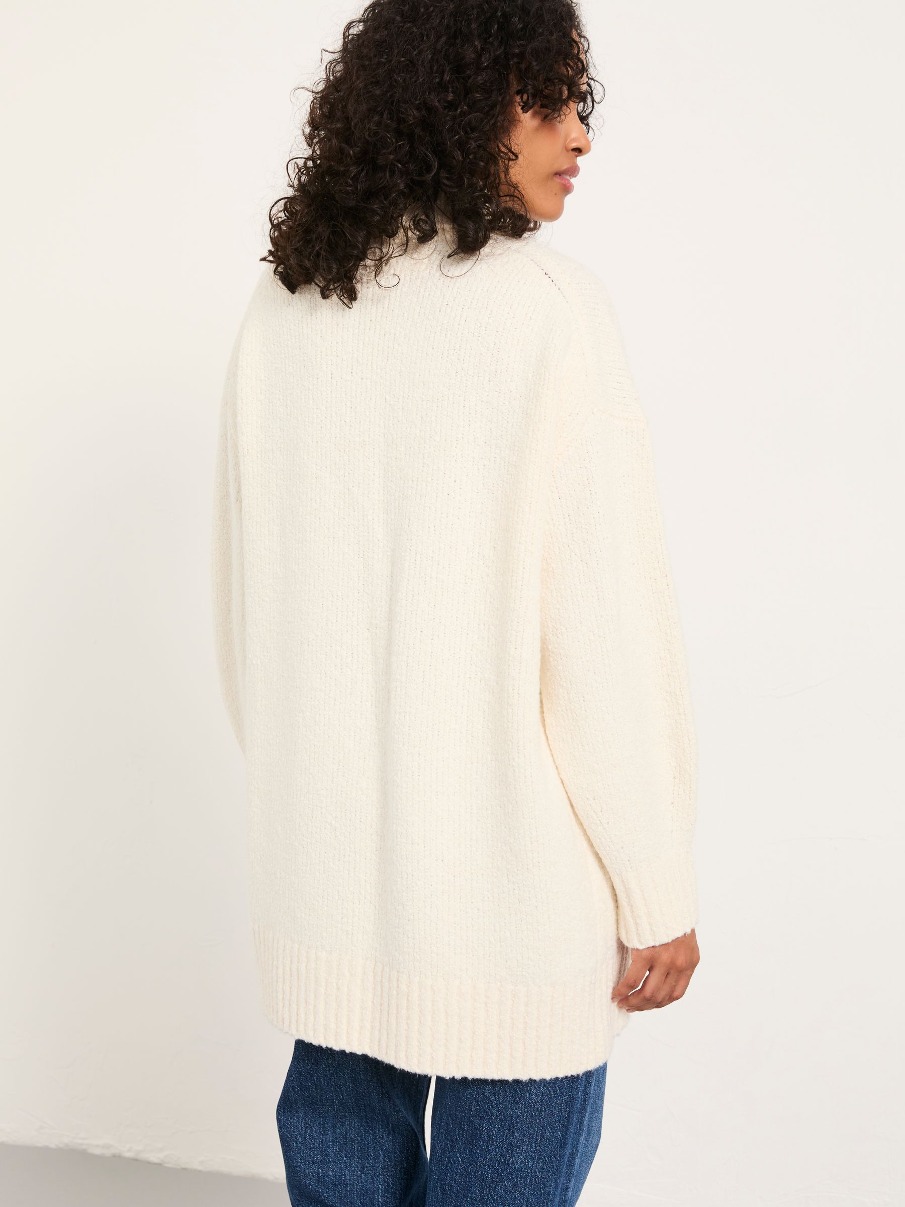 Ivory Knitted Lounge Cardigan - Image 2 of 5