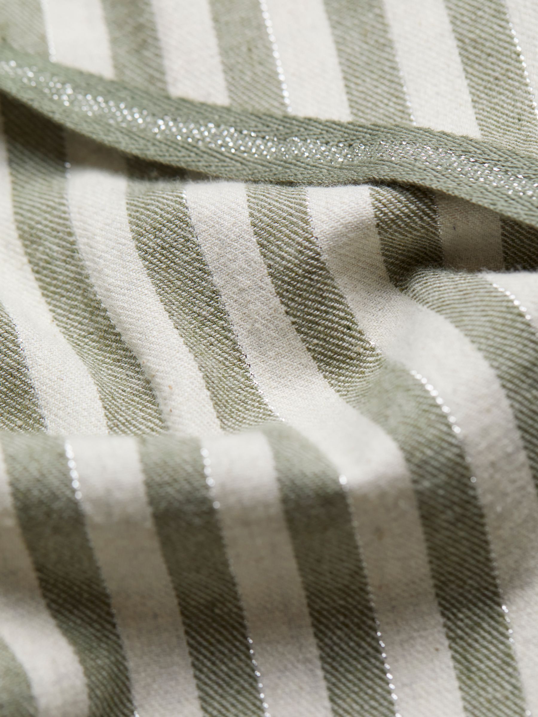 Lola Green Metallic Stripe Pyjama Bottoms - Image 6 of 6