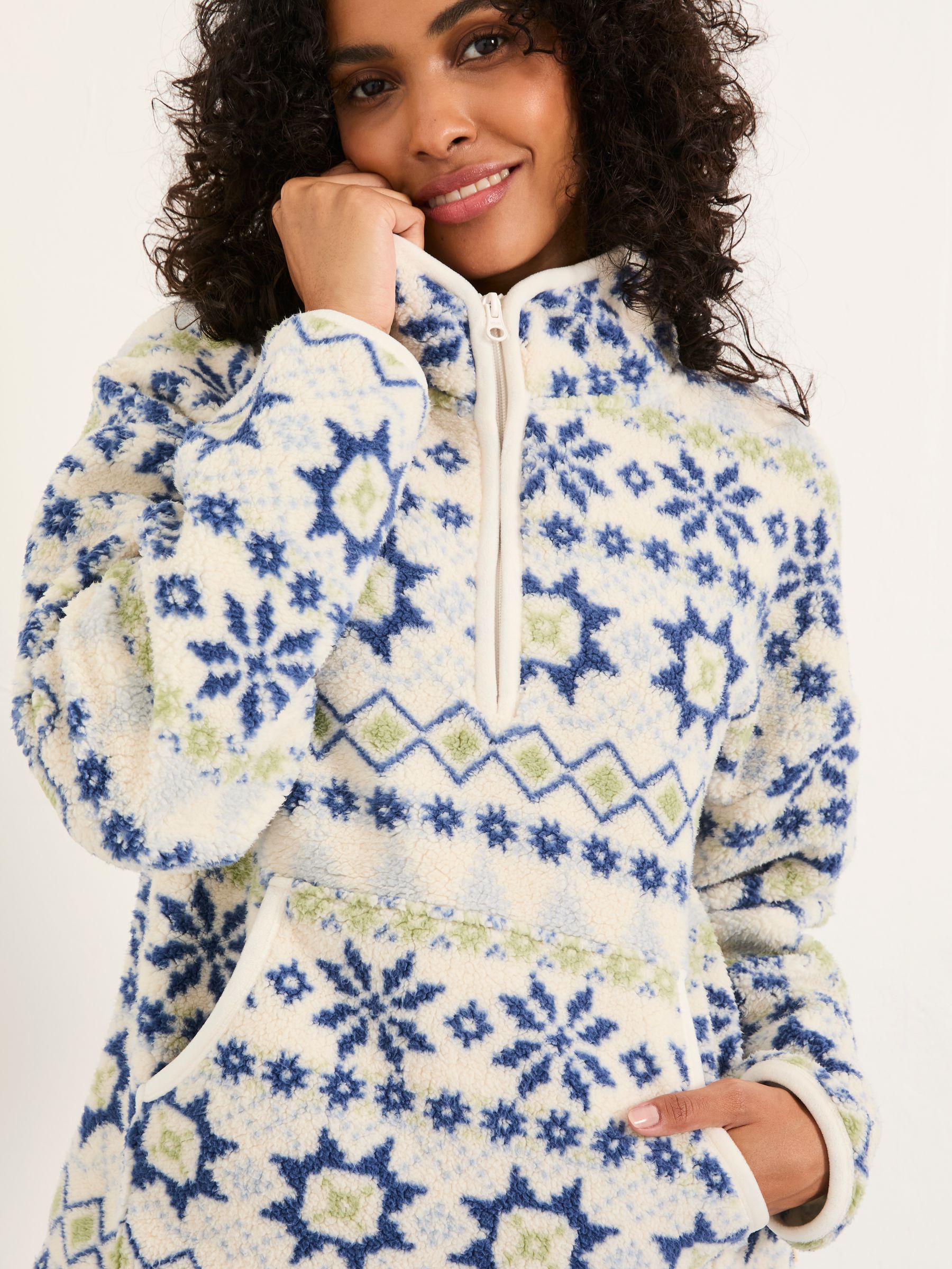 Ivory Fairisle Snuggle Top - Image 4 of 5