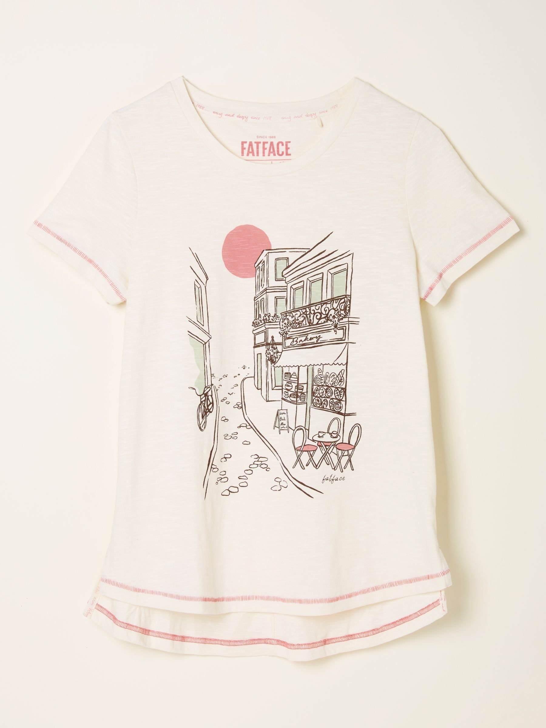 Cream Scenic Graphic T Shirt - Image 5 of 5
