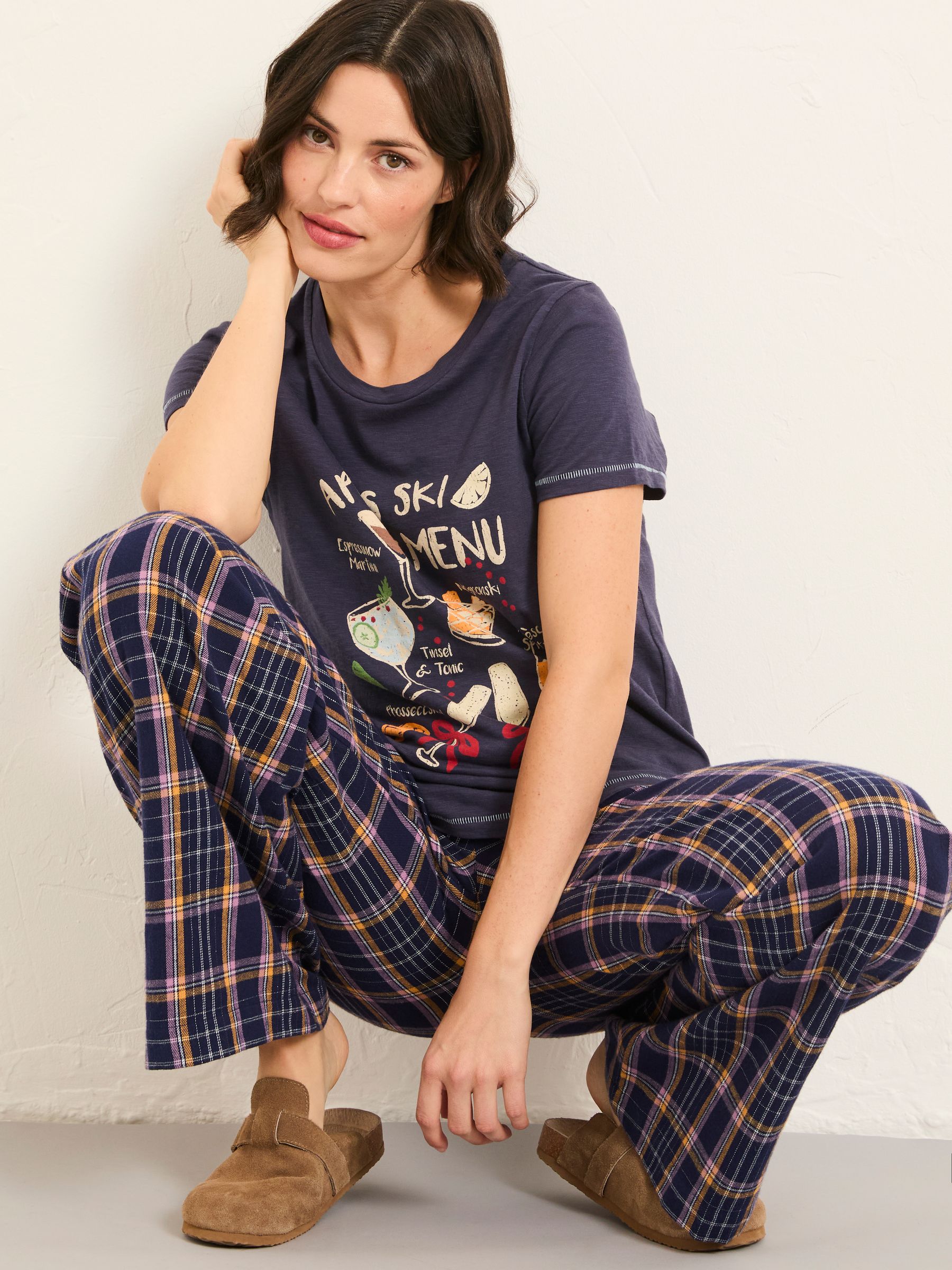 Navy Apres Ski Graphic T Shirt - Image 4 of 5