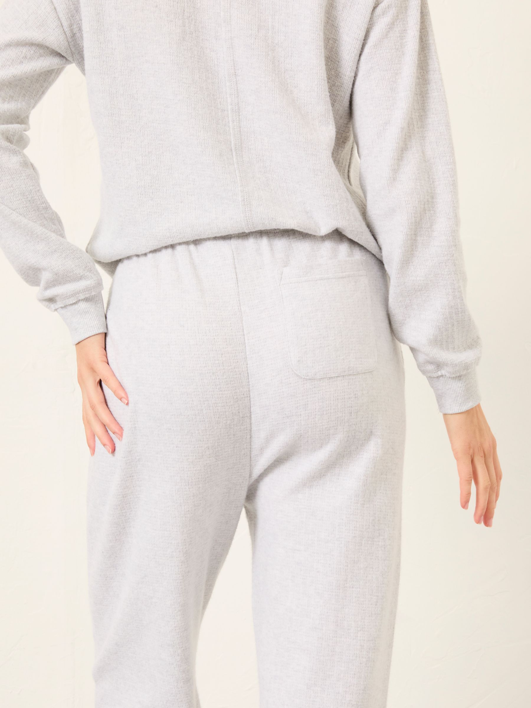 Grey Cuffed Lounge Bottoms - Image 2 of 5