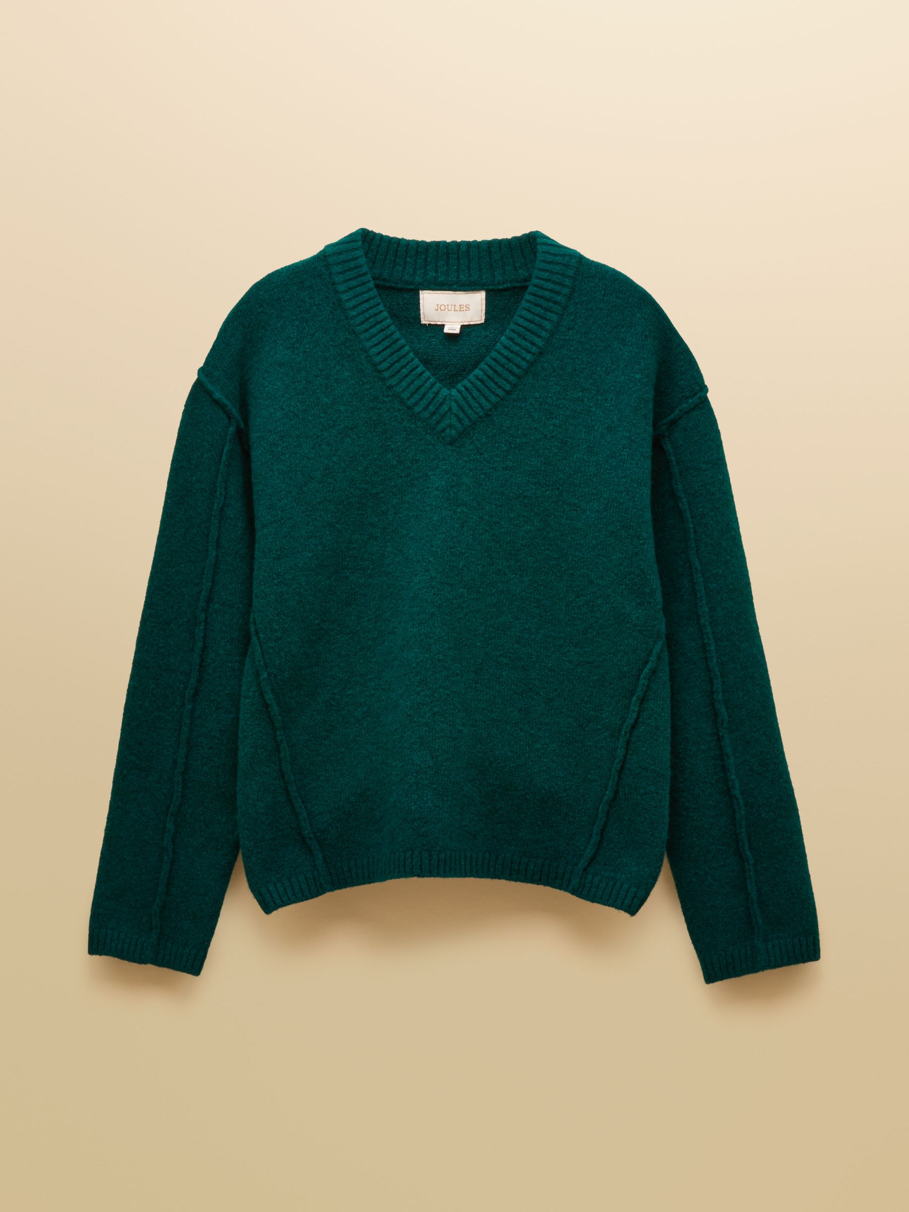 Hannah Green V-Neck Relaxed Fit Jumper - Image 6 of 6 Hannah Green V-Neck Relaxed Fit Jumper - Image 6 of 6