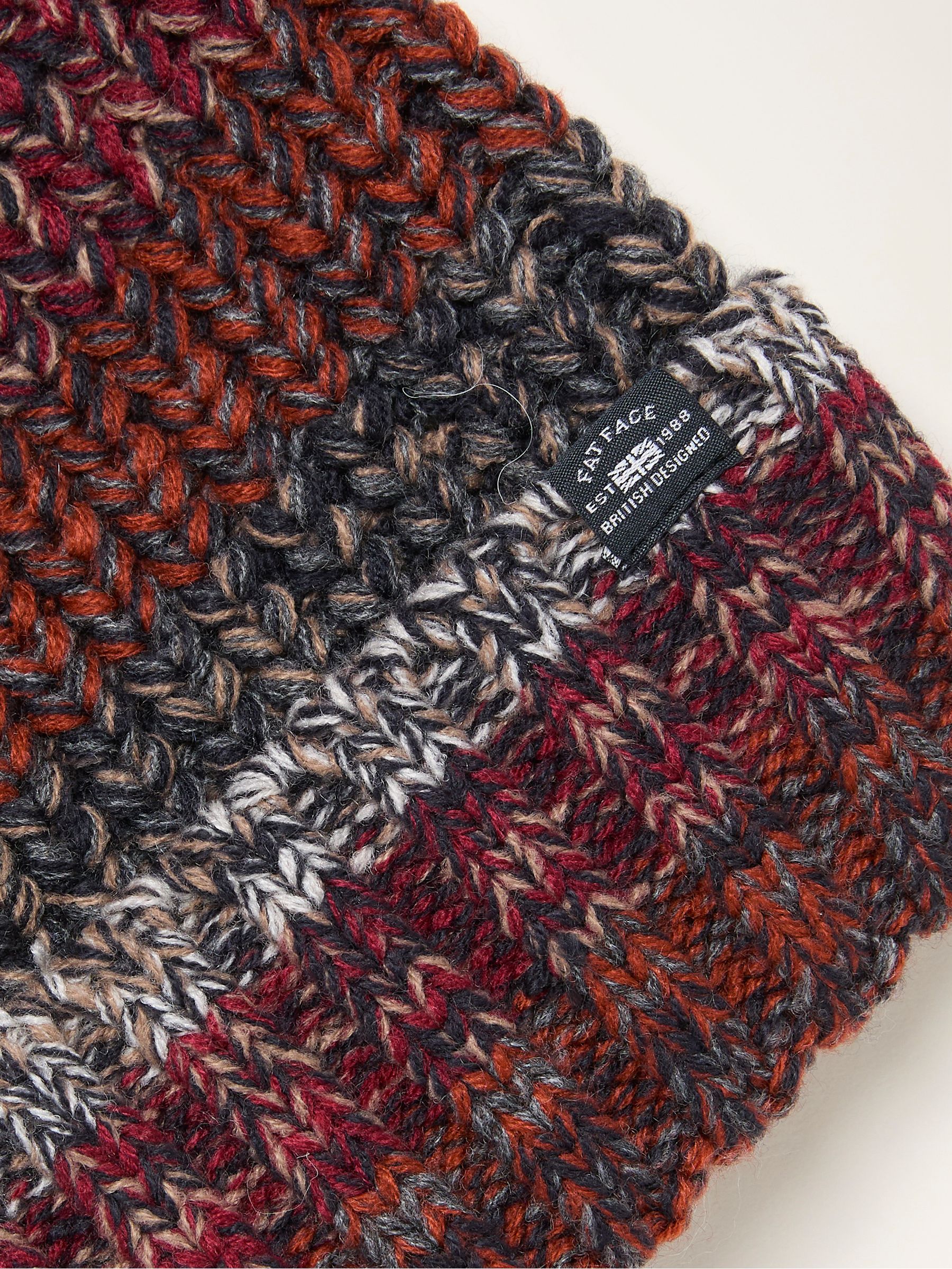Orange Twist Colourblock Beanie - Image 2 of 2