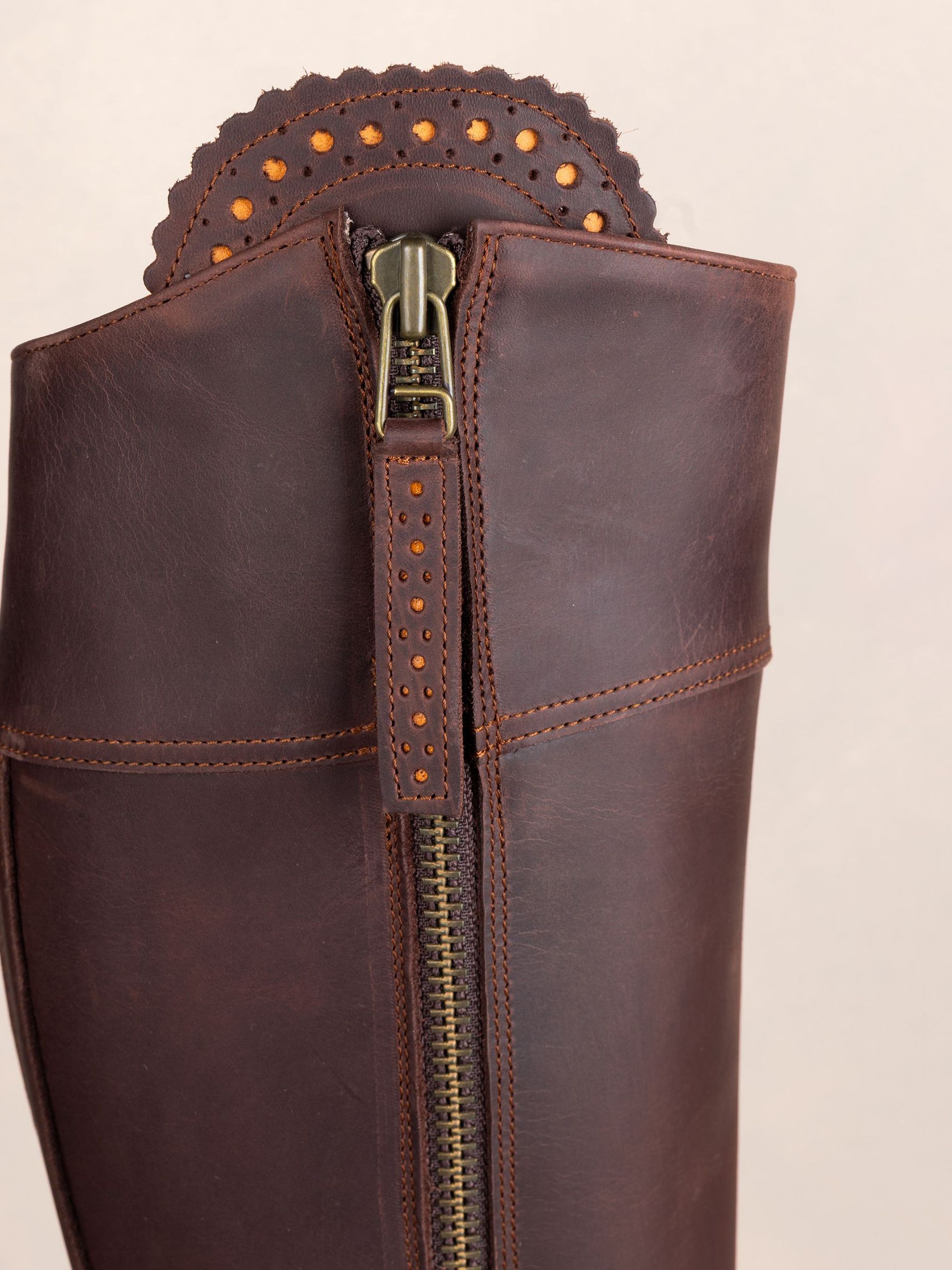 Spanish Boot Co Brown Wide Fit - Image 5 of 9