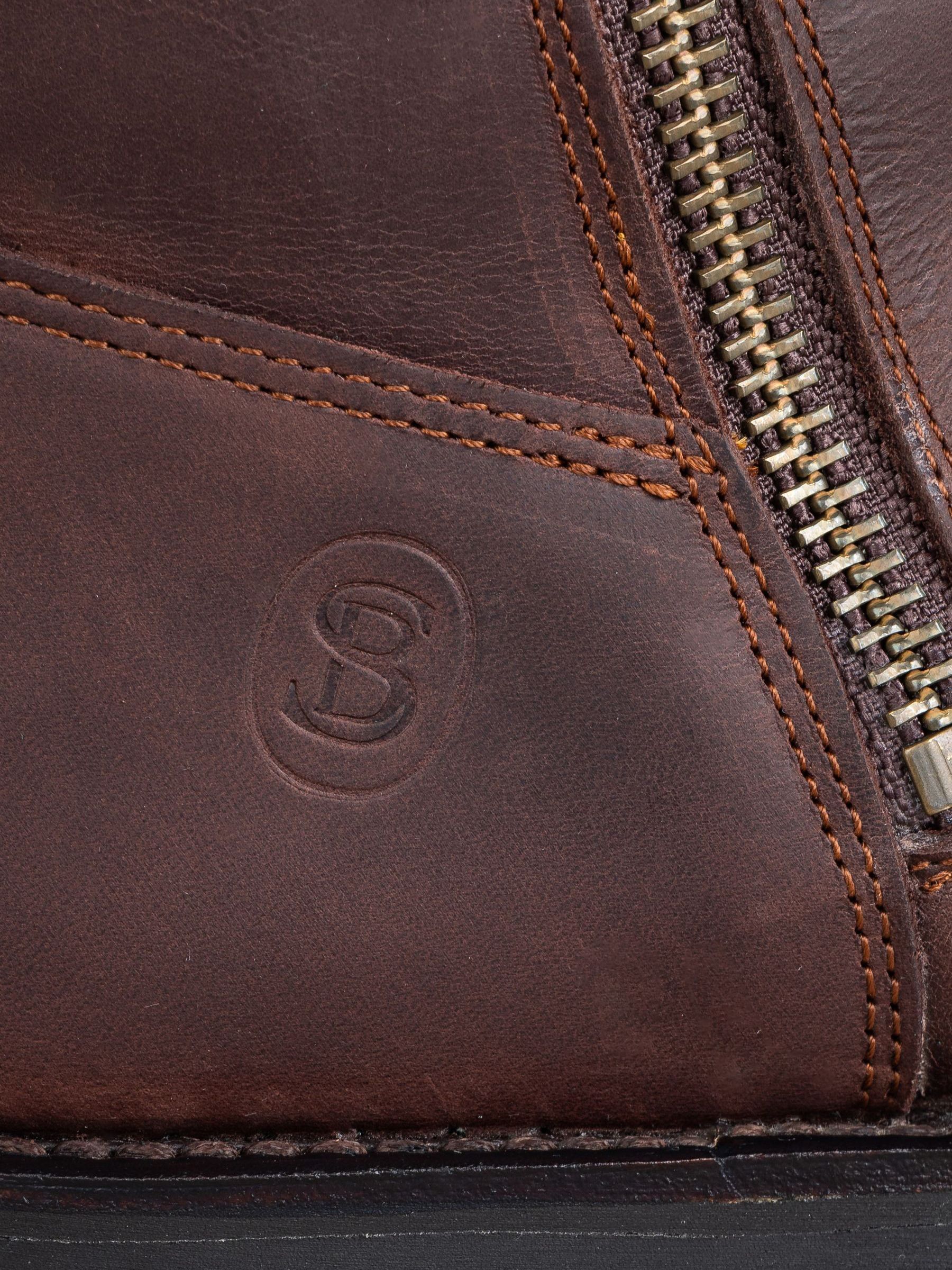 Spanish Boot Co Brown Wide Fit - Image 6 of 9