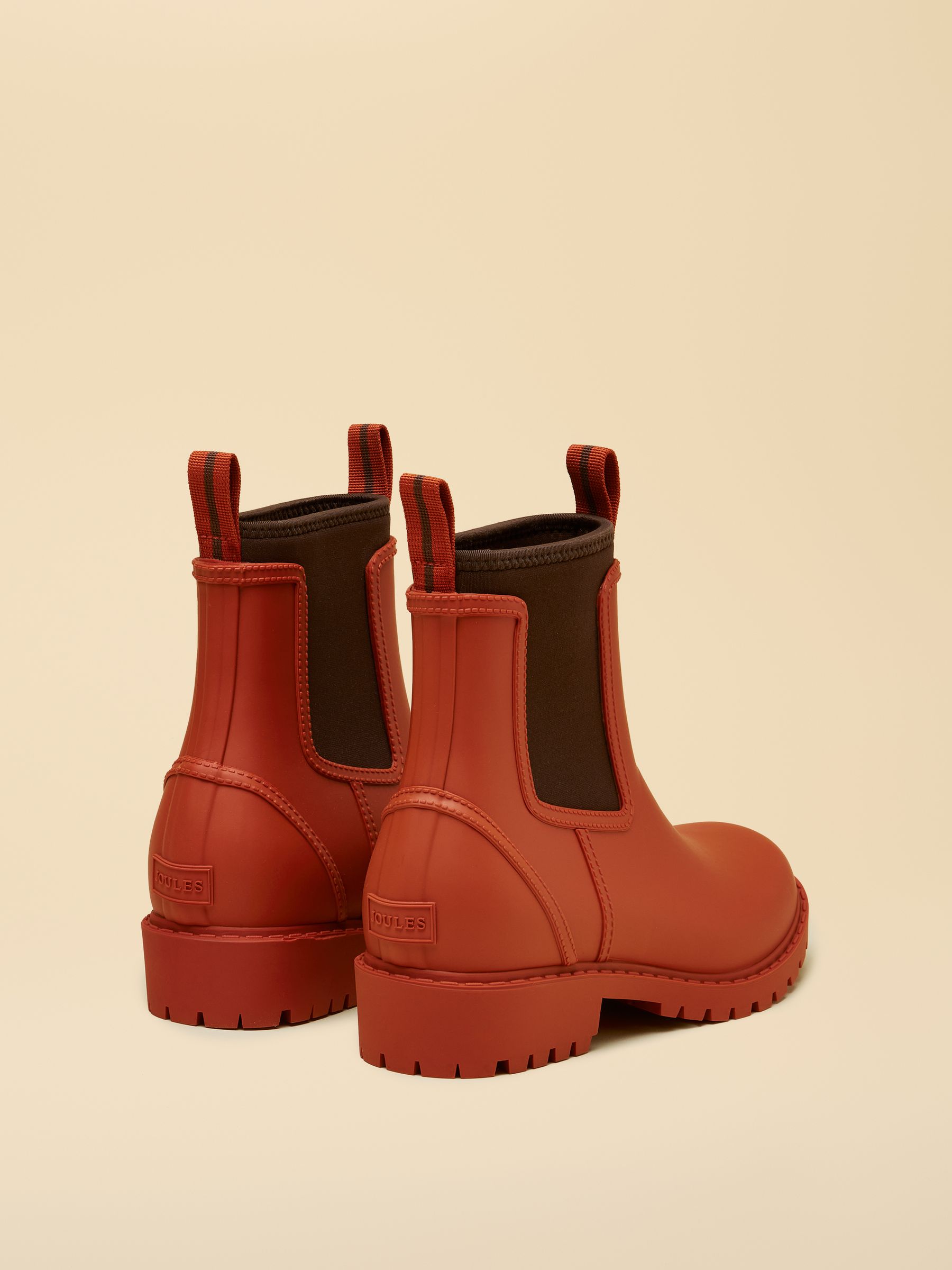 Oakfield Orange Short Neoprene Lined Wellies - Image 5 of 8