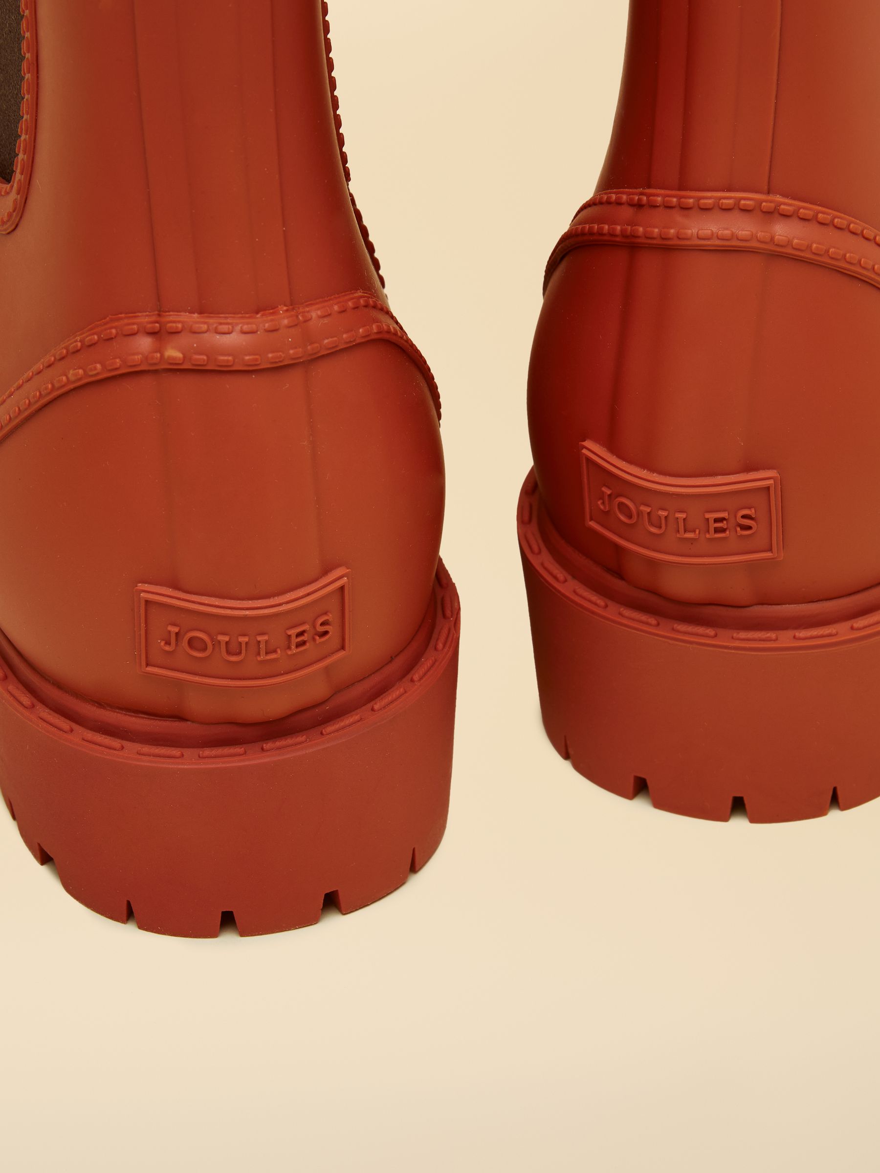 Oakfield Orange Short Neoprene Lined Wellies - Image 7 of 8