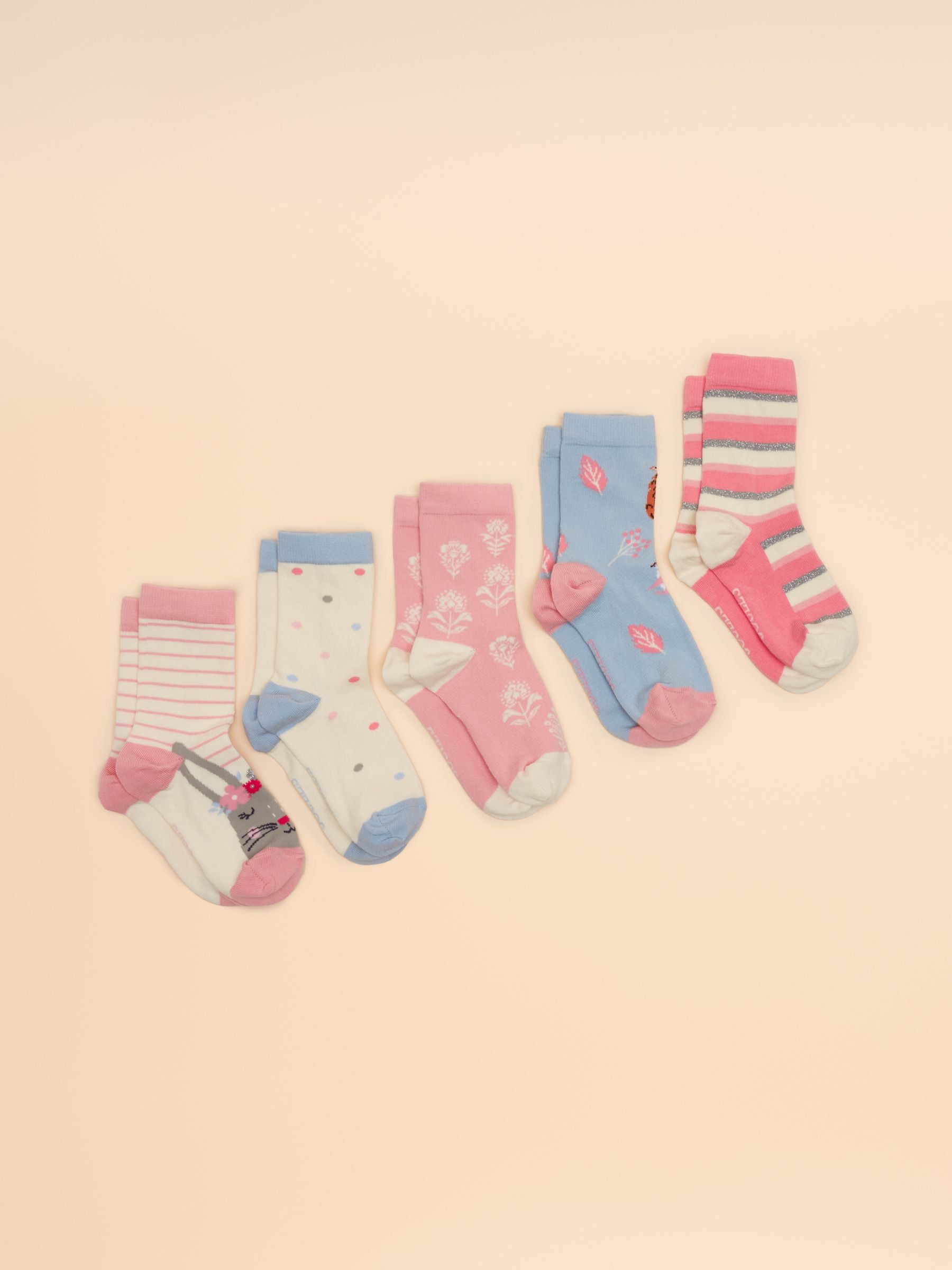 Neat Feet Multi 5 Pack Socks - Image 1 of 3