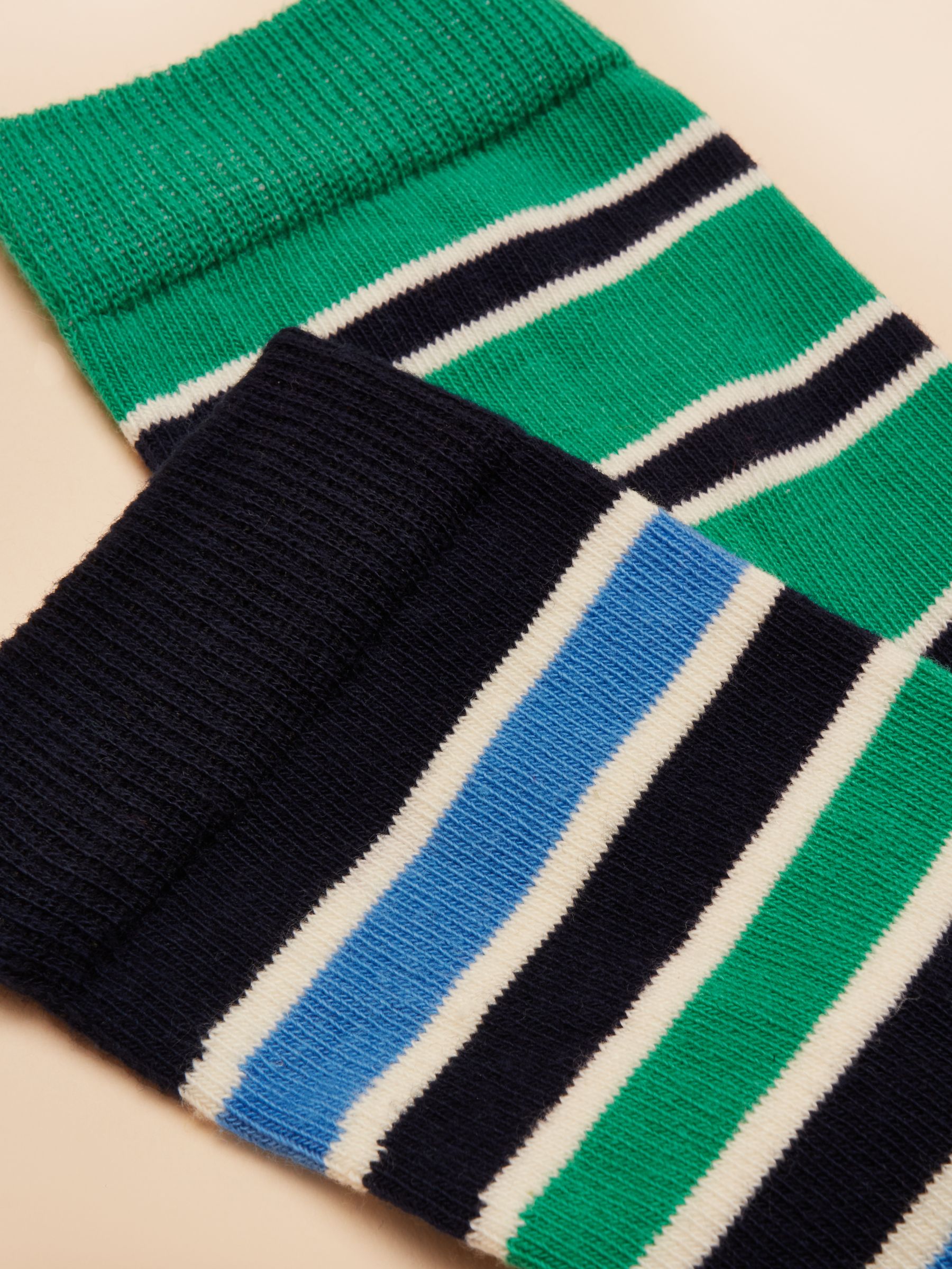 Eat Feet Multi Navy Pack of Five Socks - Image 3 of 3
