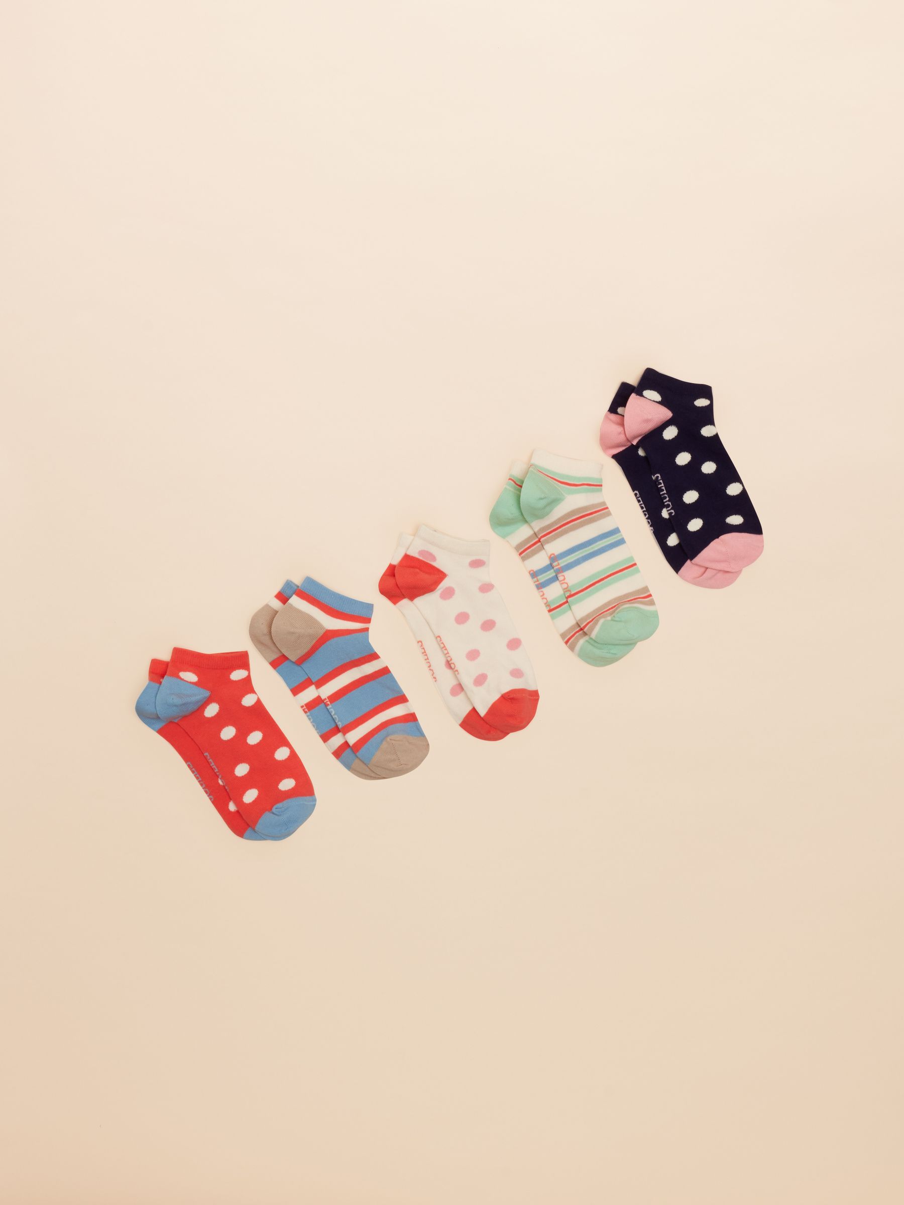 Rilla Multi 5 Pack Trainer Socks - Image 1 of 3
